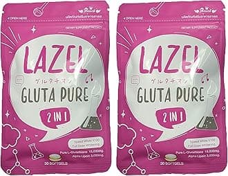 GLUTA FROZEN Lazel Gluta Pure 2-in-1 Dietary Supplement (30 Soft Gels)