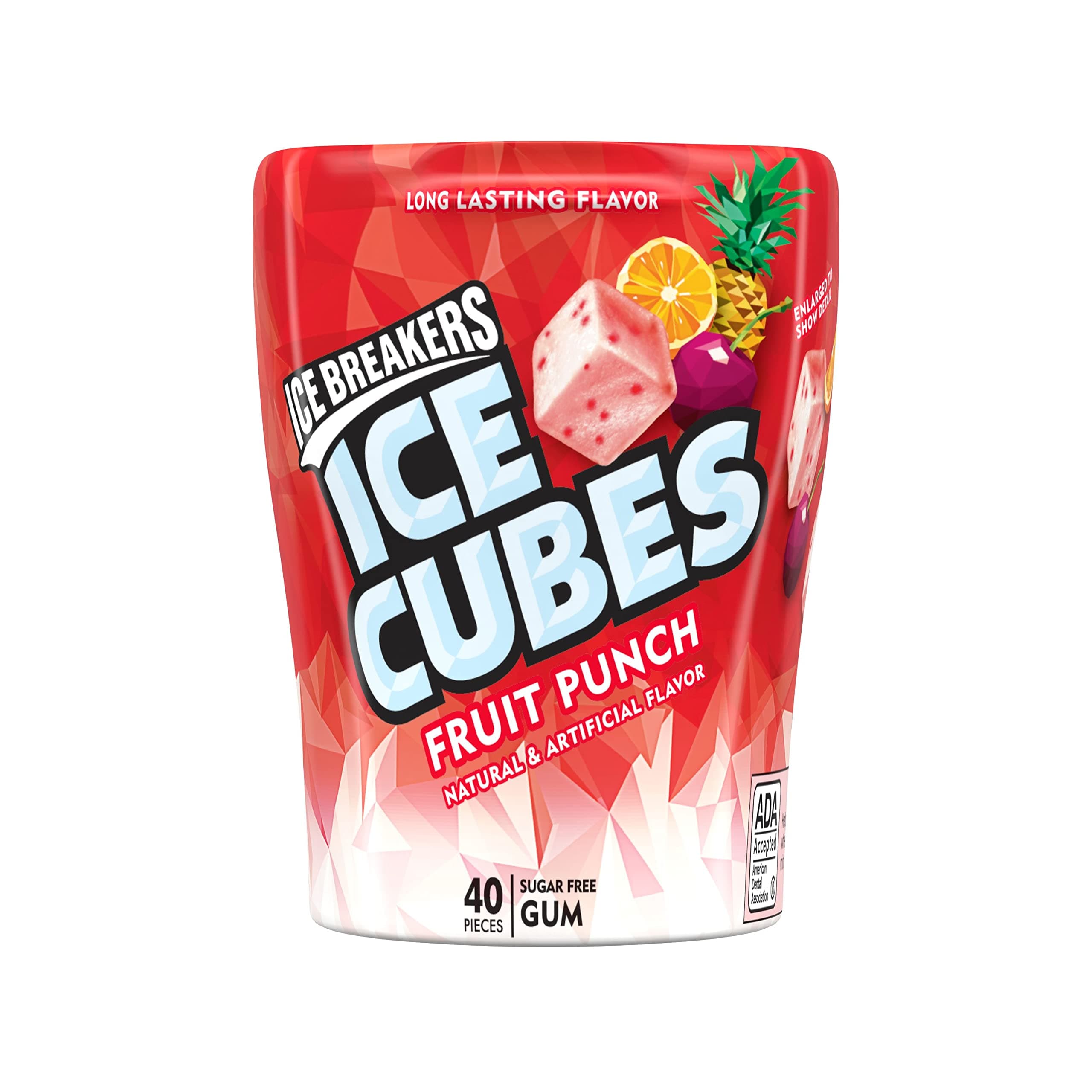 ALL NEW FLAVOR! Fruit Punch Ice Breakers Ice Cubes, 40 Pieces, 1 Per Order