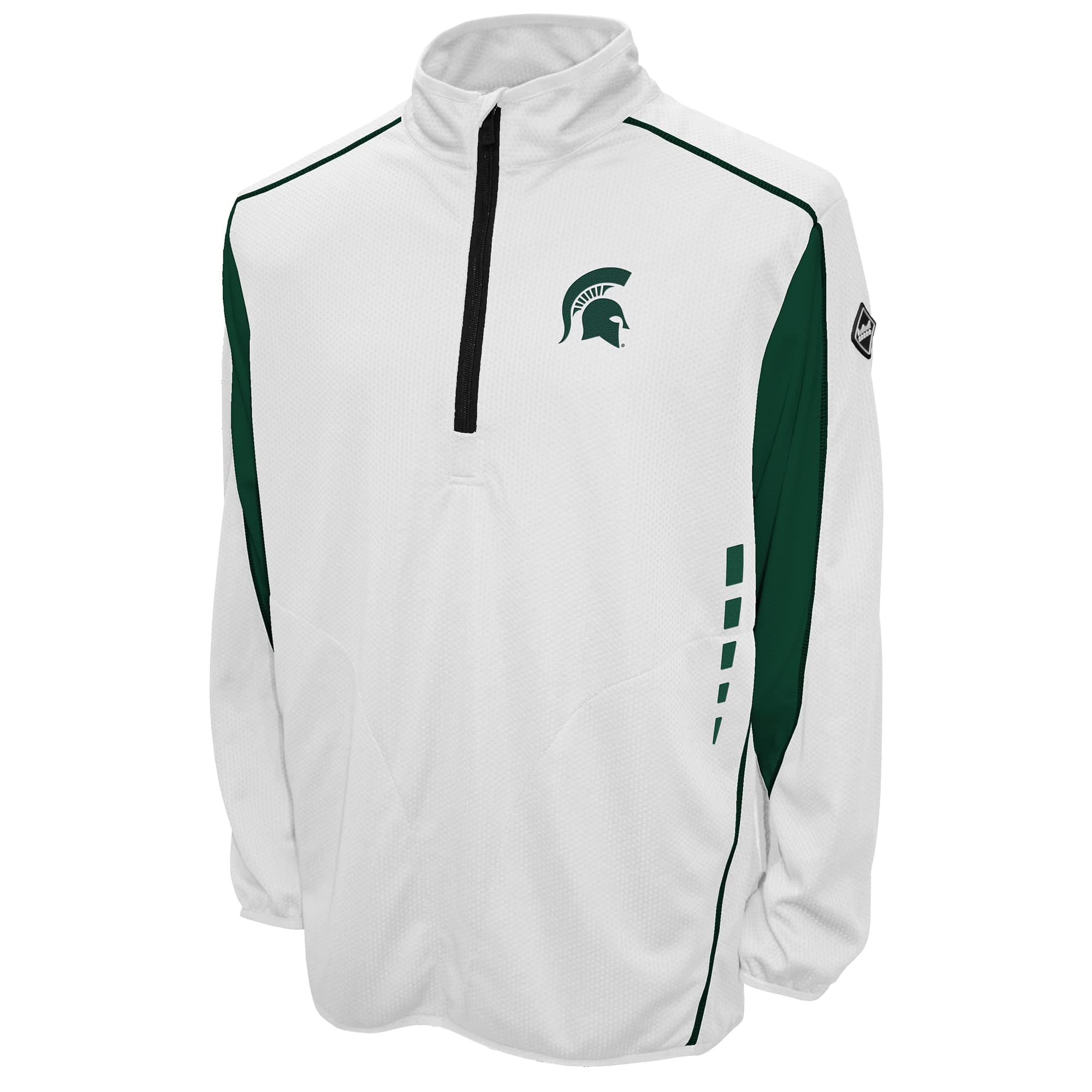 Men's Flex Thermatec Quarter-Zip Pullover Jacket(Michigan State Spartans, Large)