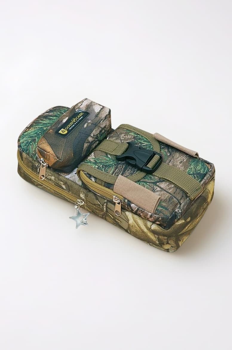 Pencil Case Large Pencil Case Portable Creative School Pencil Case Waterproof Pencil Case Camouflage Pencil Case Multiple Pockets Student Boys School (Jungle Camouflage)