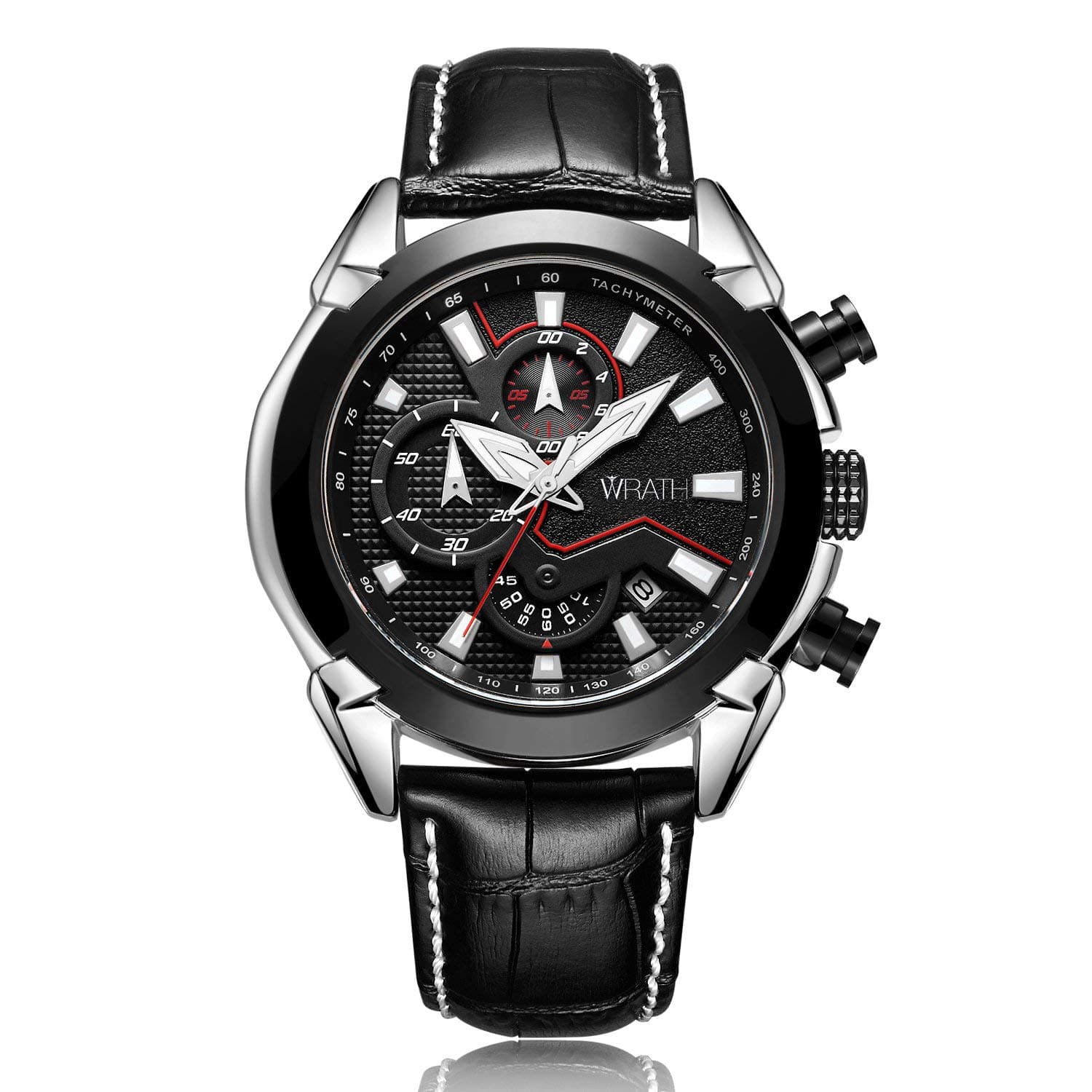 Wrath Chronograph Black Dial Men's Watch