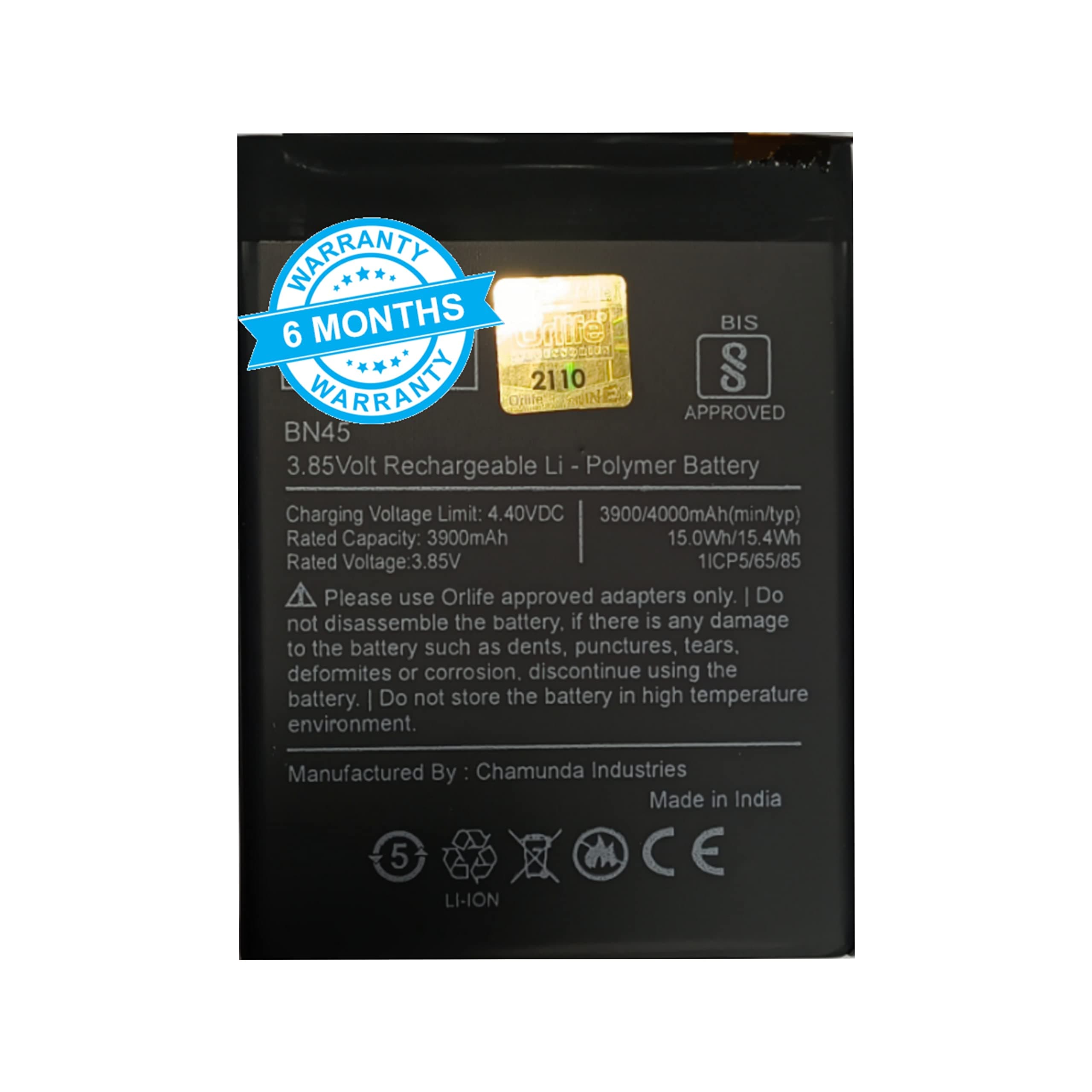 SGE Original Battery Compatible for Xiaomi Redmi Note 5 Pro - BN45 4000mAH(OG) (6 Months Warranty) (Made in India)…