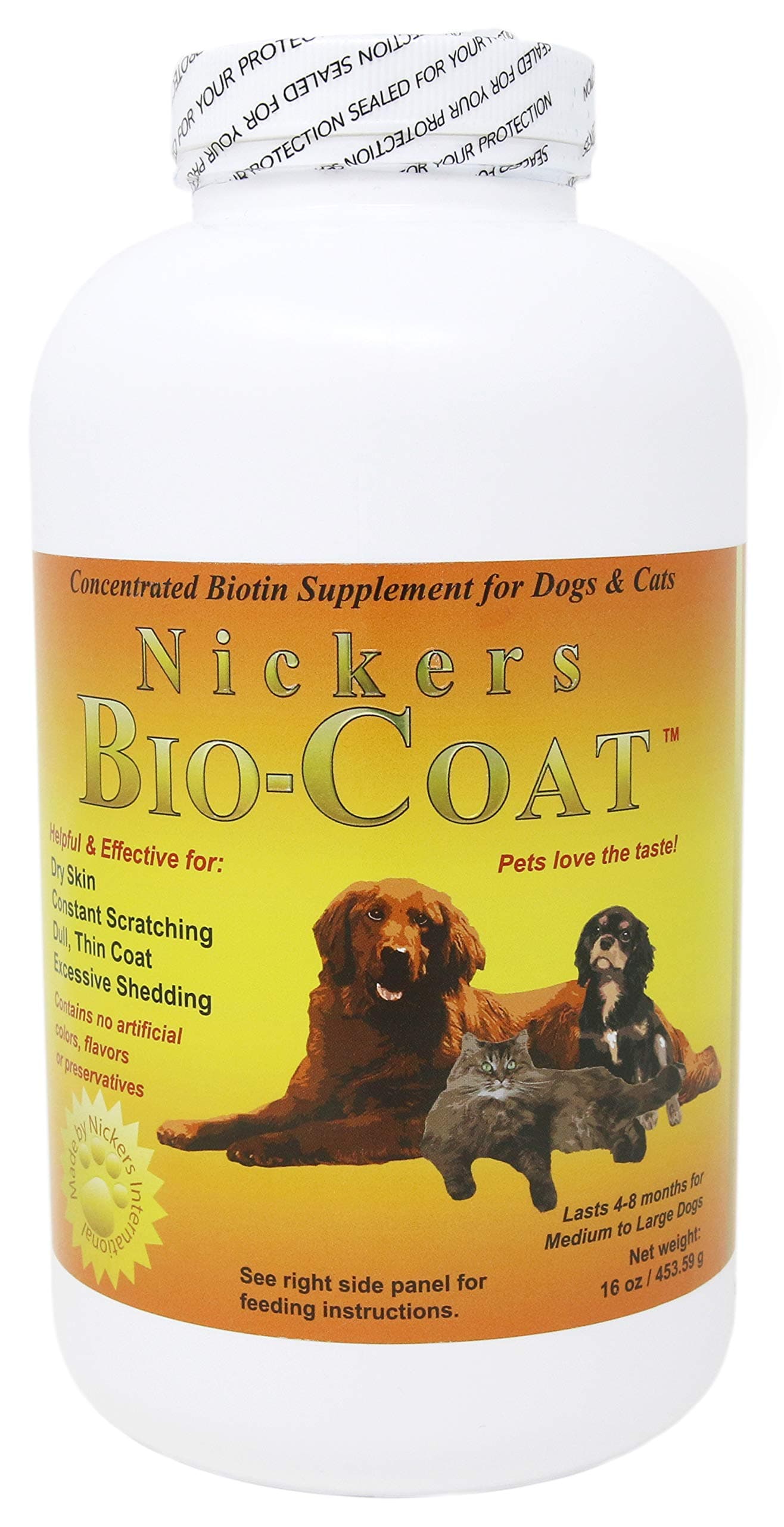Bio Coat Concentrated Biotin Supplement - 16 oz