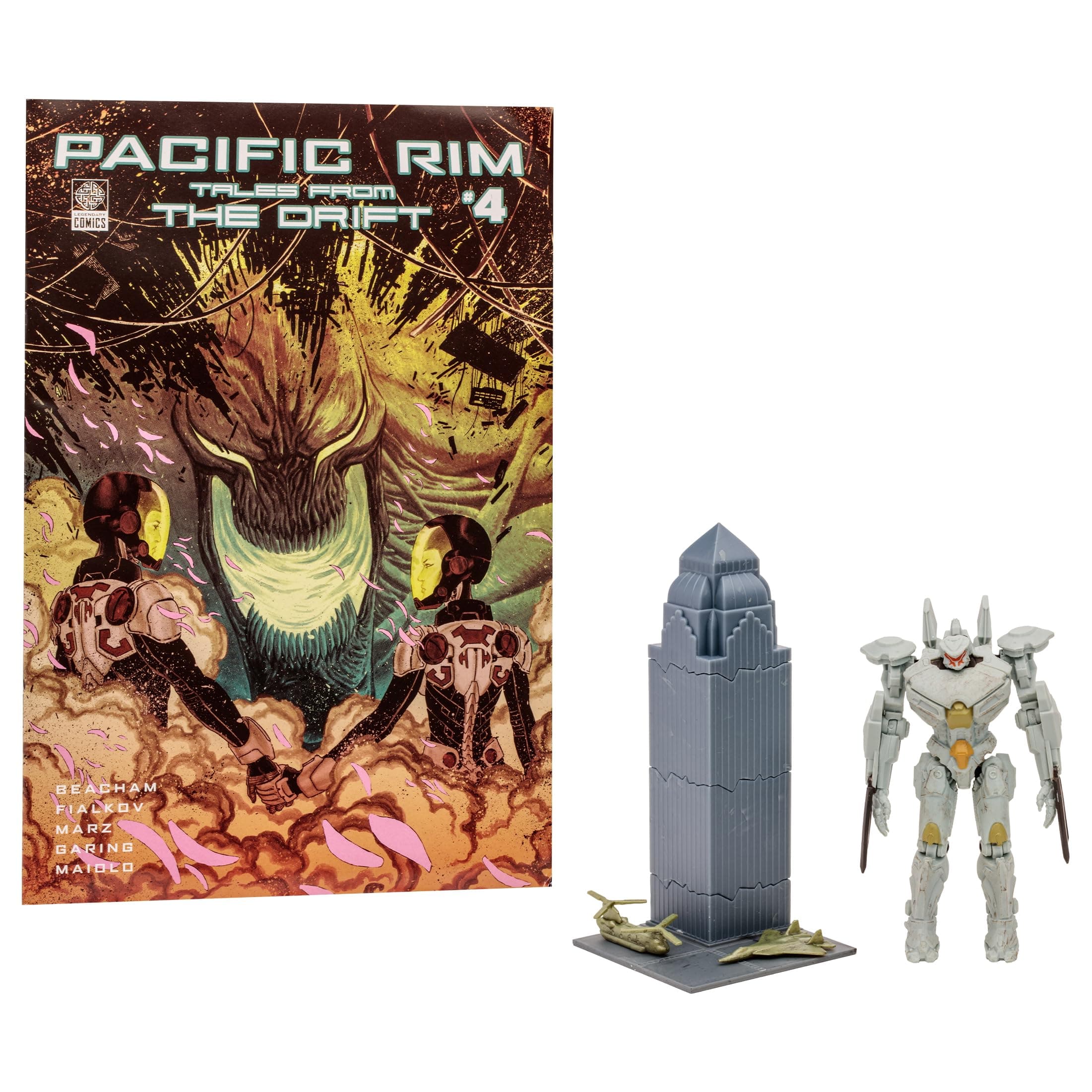 McFarlane - Pacific Rim - 4" Striker Eureka (Jaeger) Figure Playset & Comic