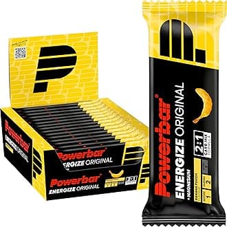 Power Barr Energize Original Banana Punch 15x55g - High Carb Energy Bar + C2MAX Magnesium and Sodium