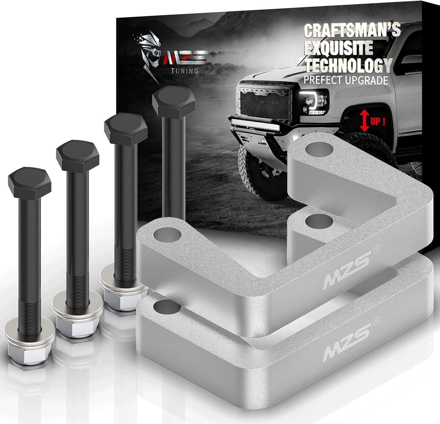 MZS 2.5" Front Leveling Kit Compatible with 2007-2026 Silverado Sierra/Tahoe/Avalanche/Suburban 1500 Yukon XL 2WD 4WD