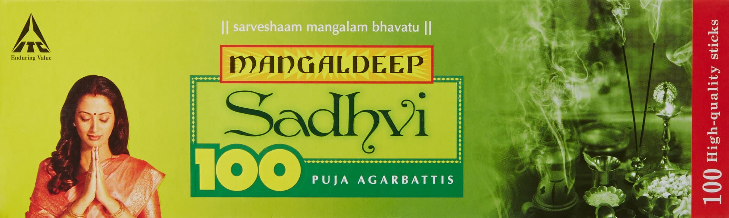 Mangaldeep Sadhvi Agarbatti - 100 Sticks