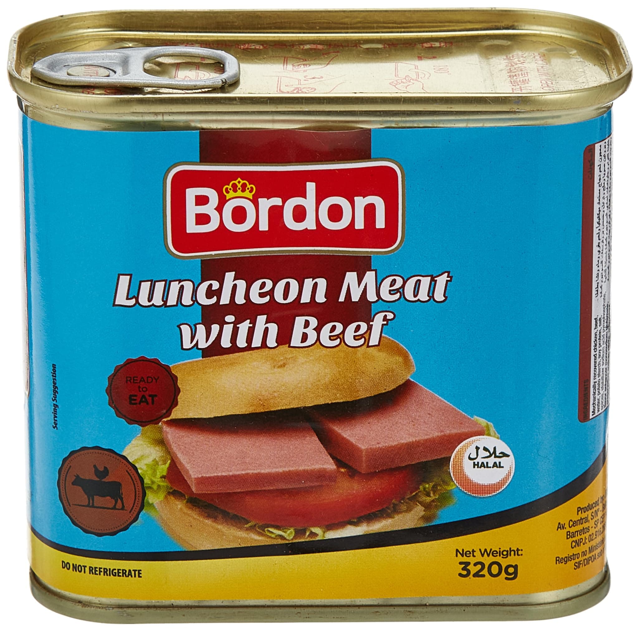 Bordon Luncheon Meat Beef 320g