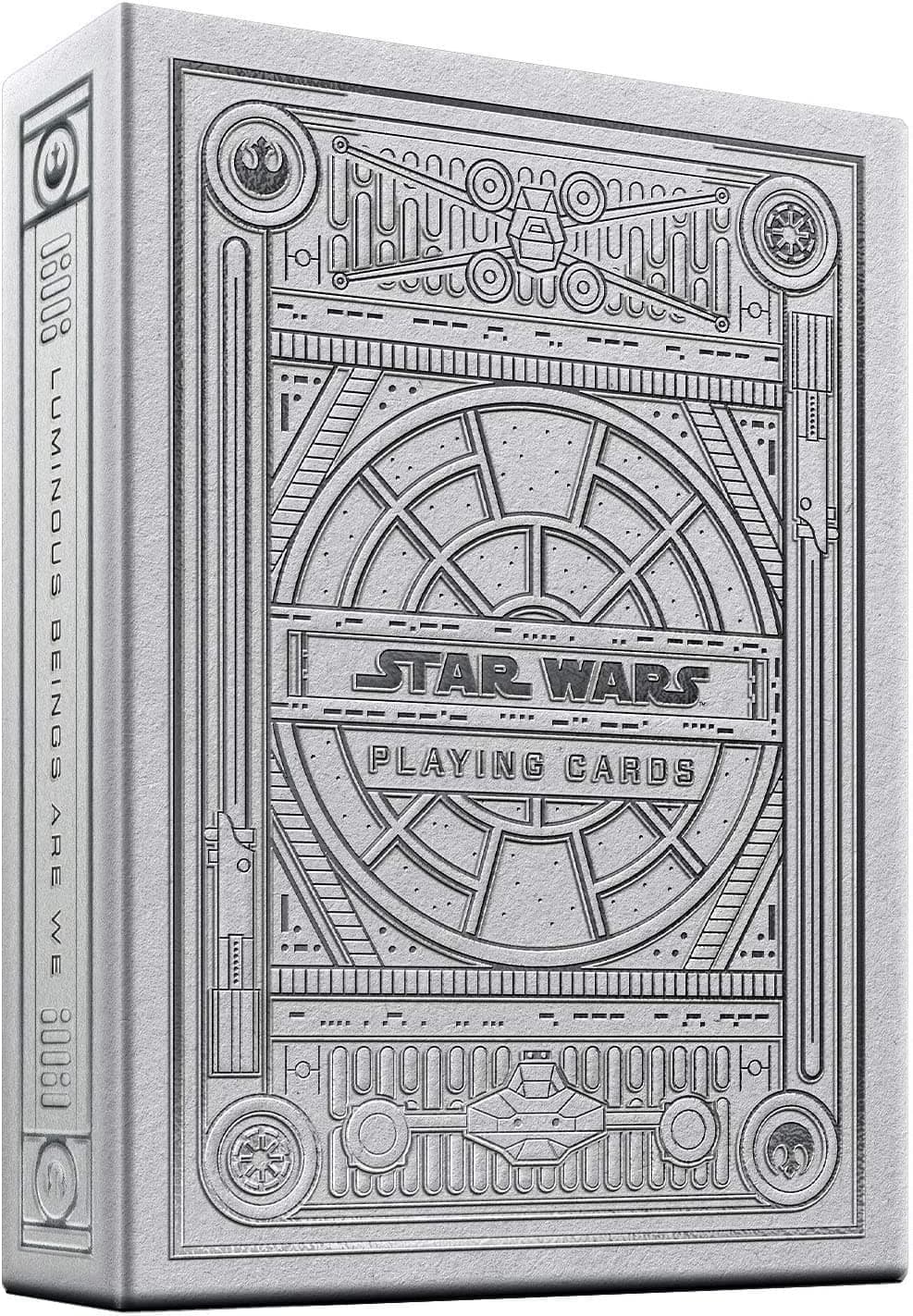 theory11 Star Wars Silver Special Edition - White Light Side Premium Playing Cards Theme Deck
