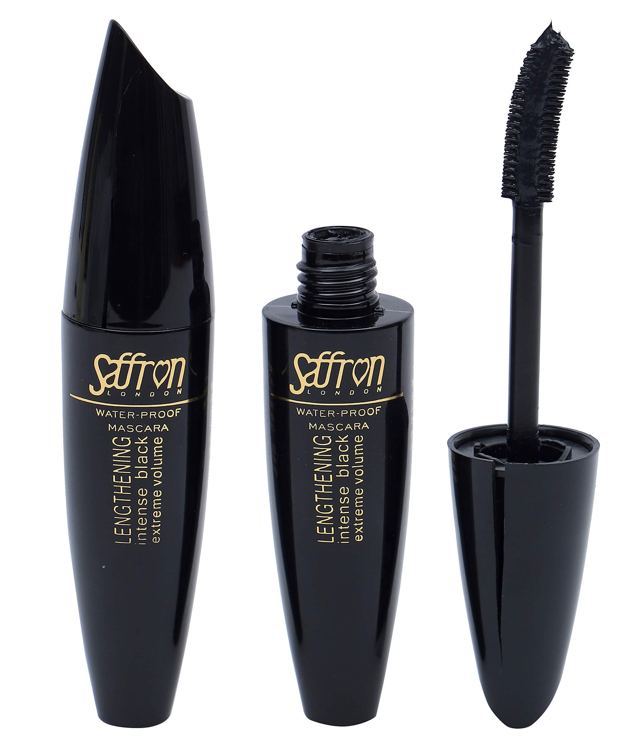 Saffron - Water-Proof Intense Black Lengthening Extra Volume MASCARA #301