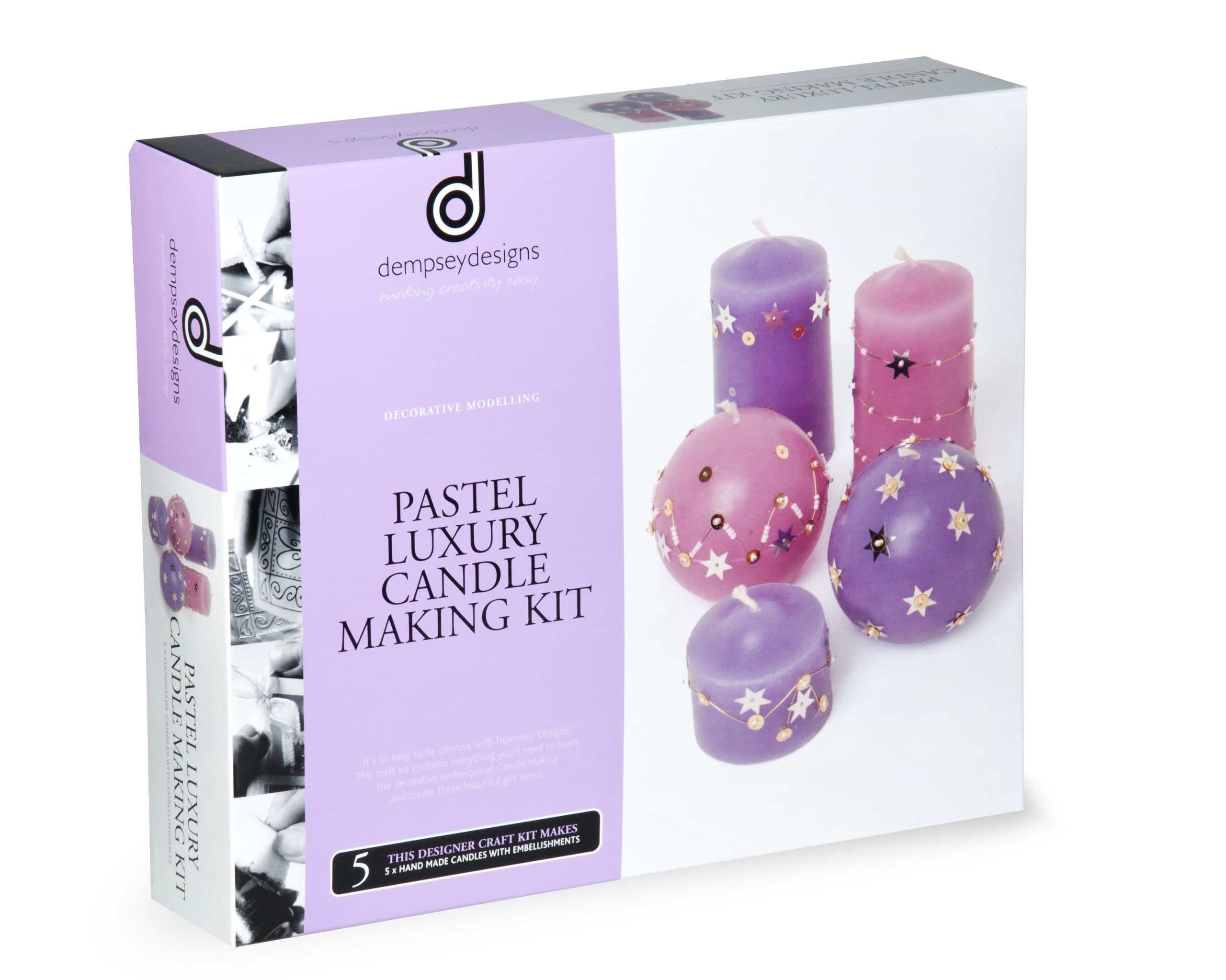Dempsey Designs Pastel Luxury Candle Making Kit