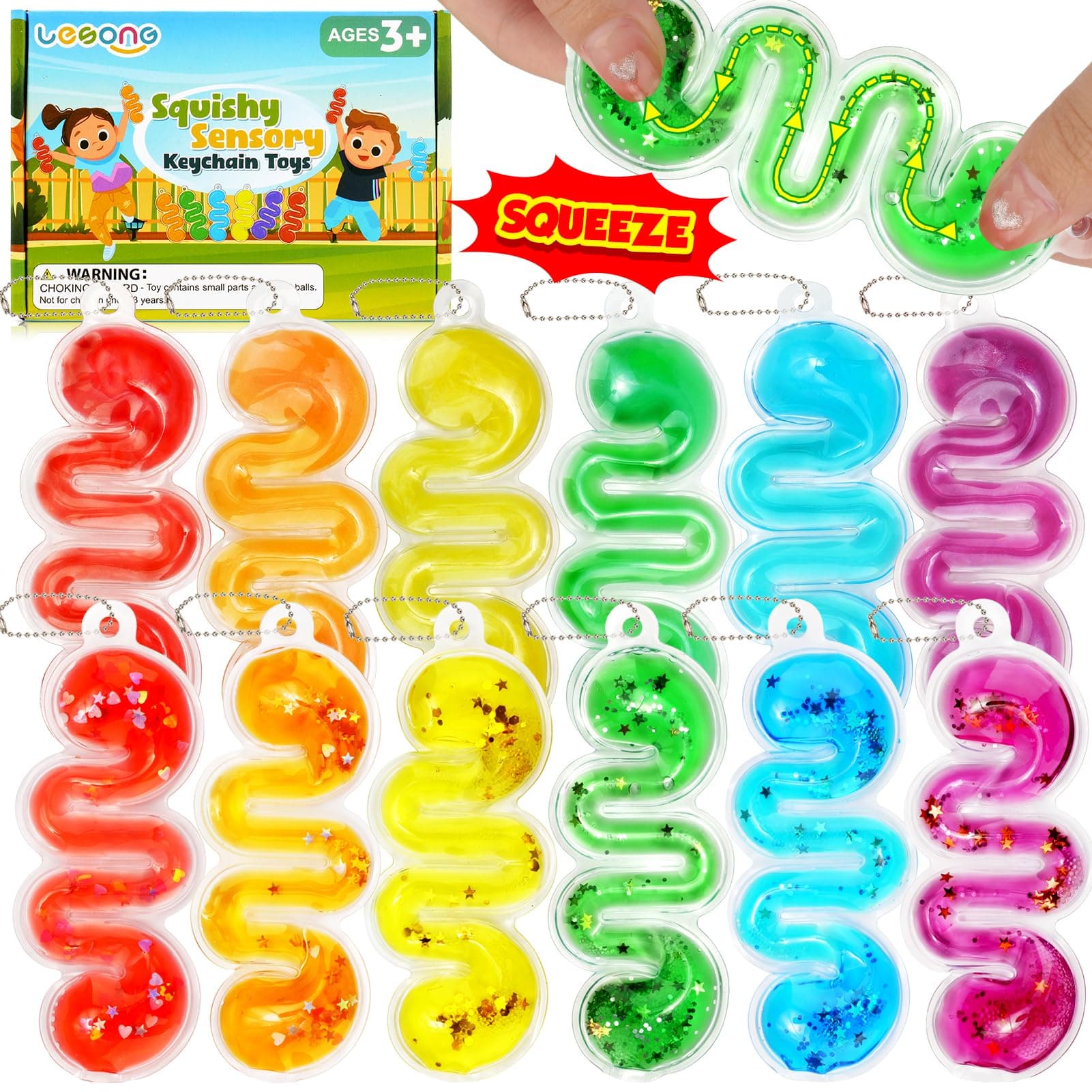 Sensory Fidget Keychain