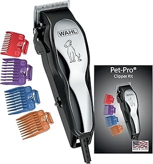 Wahl Deluxe Series 13 Piece Pets-Pro Electric Grooming Kit (Chrome Grey)