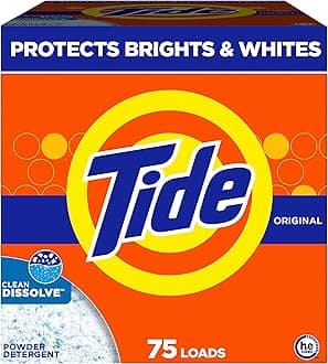 Tide Powder Laundry Detergent, Original Scent, 75 Loads, 85 oz