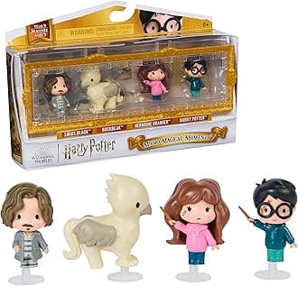 Wizarding World Harry Potter, Micro Magical Moments Prisoner of Azkaban Rescue Set with 4 Mini Figures & Display Case, Kids Toys for Ages 6 and up