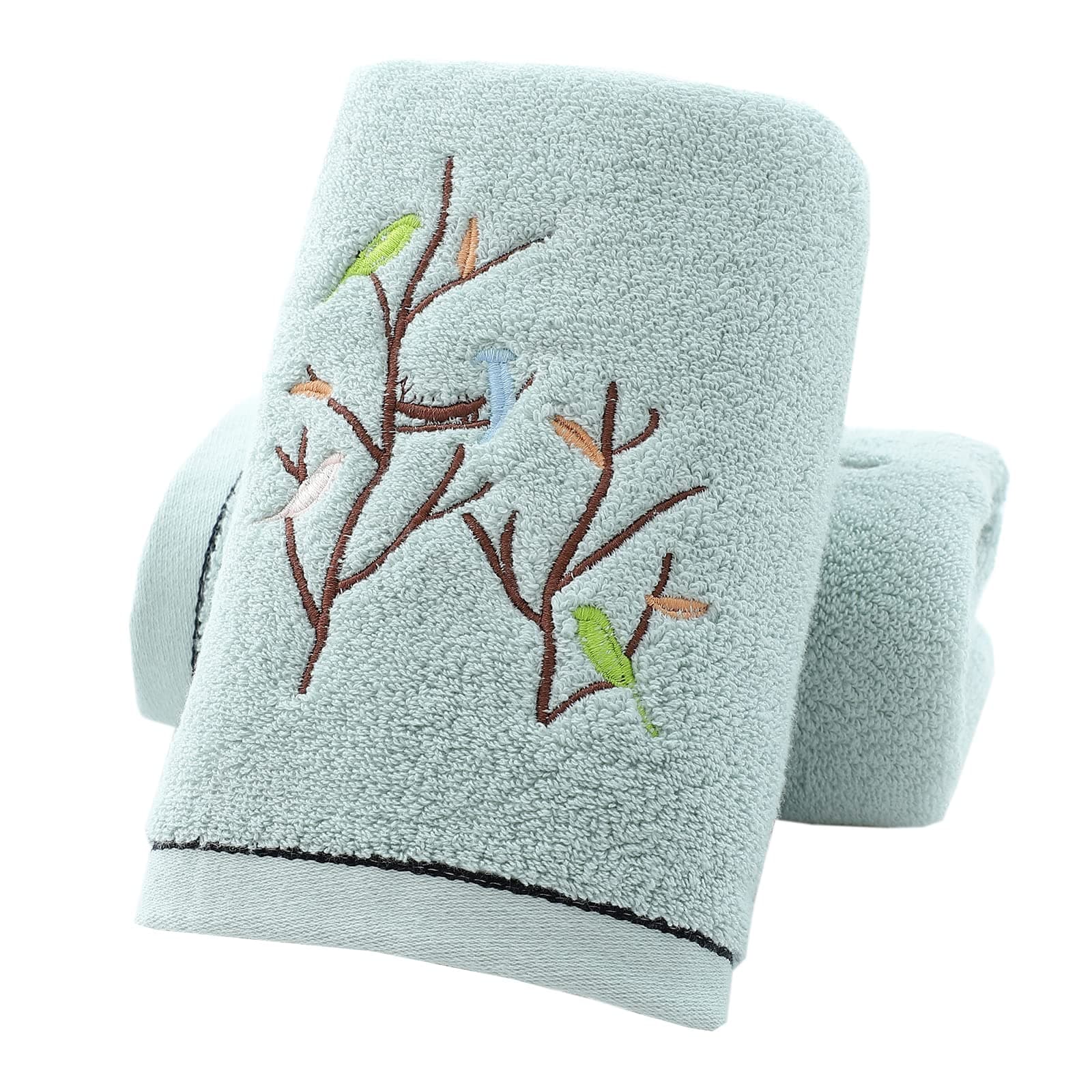 Pidada Bird Tree Hand Towels