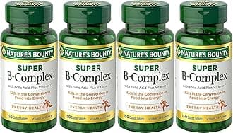 B-Complex with Folic Acid Plus Vitamin C, Tablets 150 Each (Pack of 4)