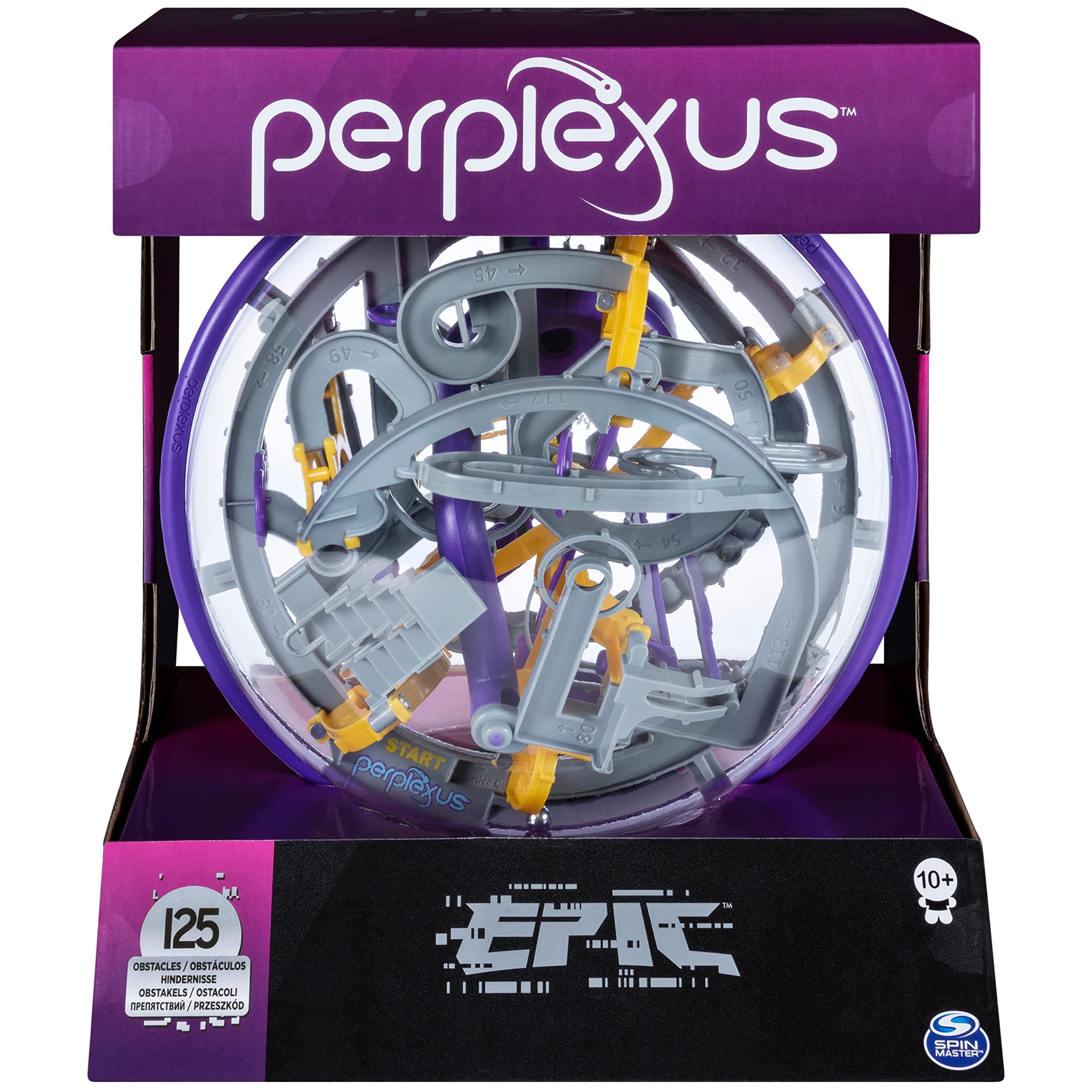 PERPLEXUS SPIN MASTER Games Spin Master Epic, 3D Puzzle Maze Game with 125 Obstacles (Edition May Vary), by SPIN MASTER, Kid