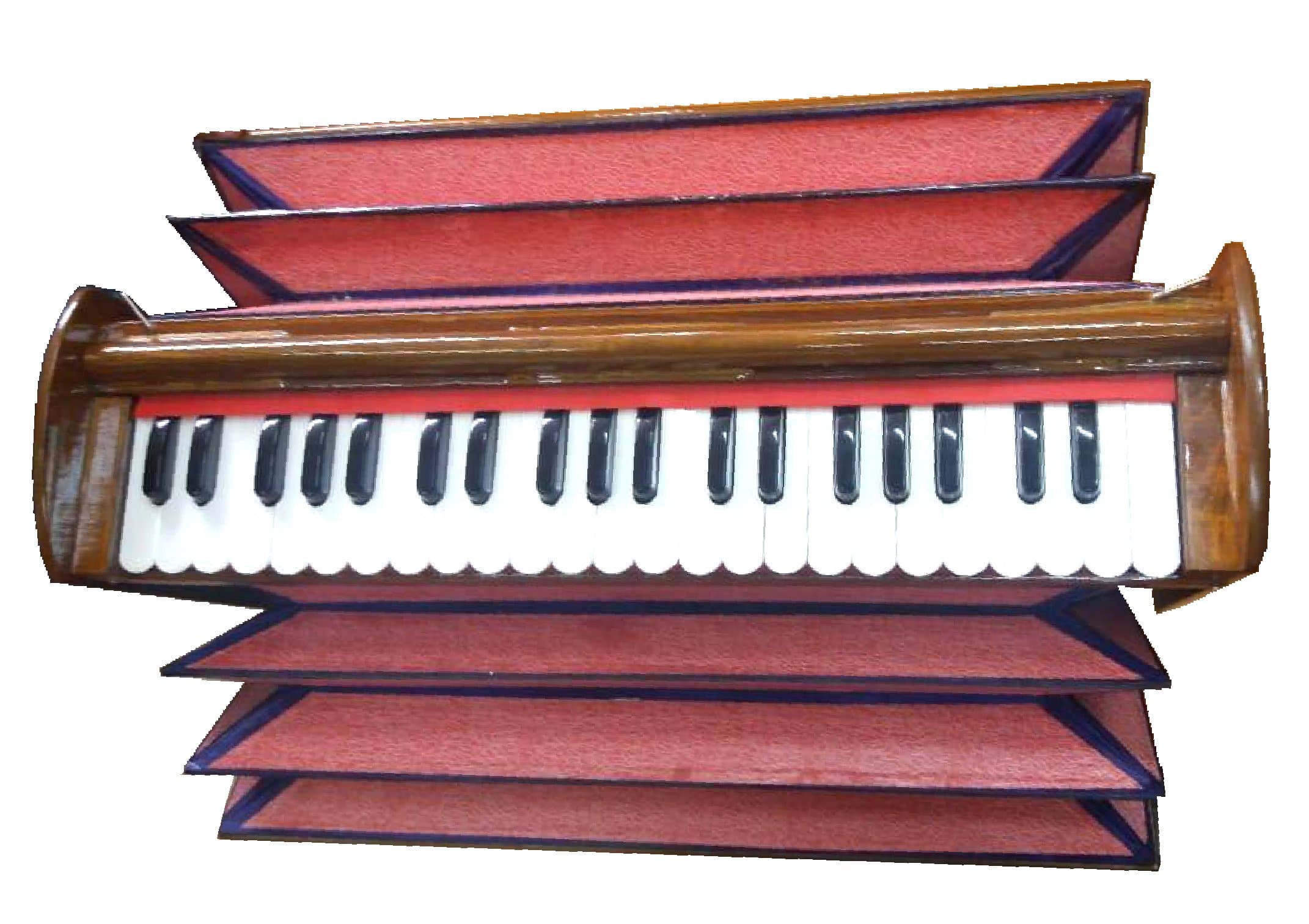 Original Bina Dulcetina 3.5 Octaves Ultra Portable Full Function Indian Teakwood Harmonium