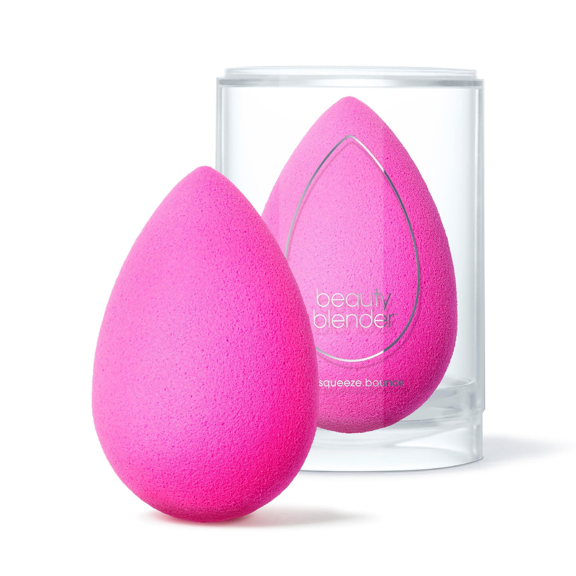 Original Pink Beauty Blender Makeup Sponge, Super-Soft Foam Easily Blends Foundations, Powders & Creams, Made in USA, Reusable, Washable, Streak Free Application, Vegan, Cruelty Free