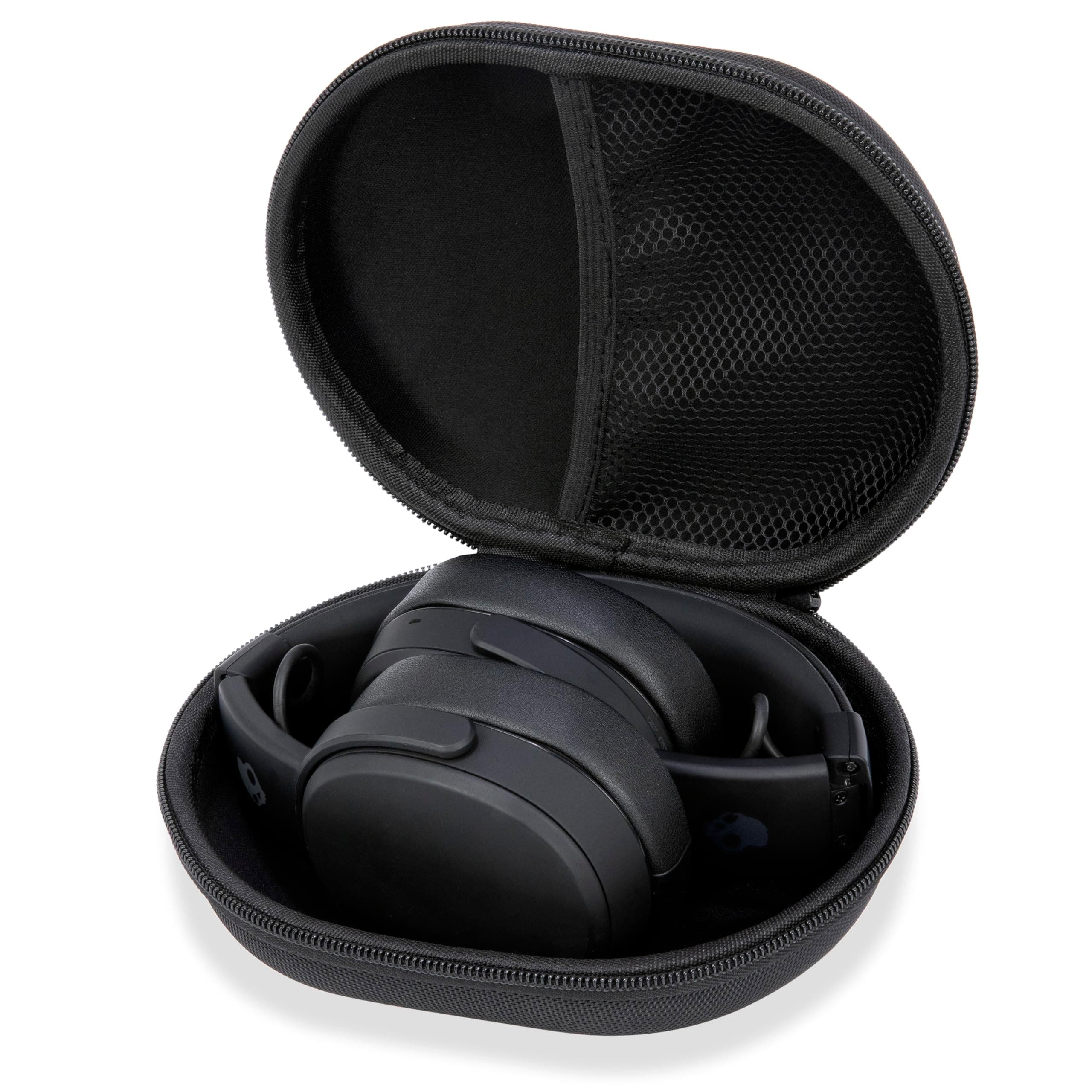 Hard Shell Headphone Case for Foldable Over-Ear Headphones, Kids Stereo Headphones Noise Cancelling Headset Compatible with Skullcandy Crusher Evo/ANC 2, with BERIBES, with Beats Studio Pro