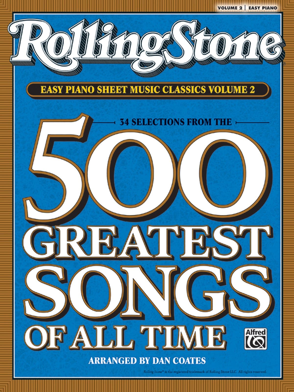 <i>Rolling Stone</i> Easy Piano Sheet Music Classics, Volume 2