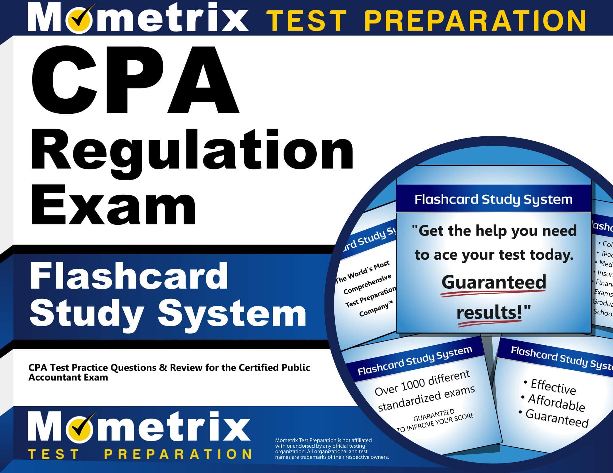 CPA Regulation Exam Flashcard Study System: CPA Test Practice Questions & Review for the Certified Public Accountant Exam (Cards)