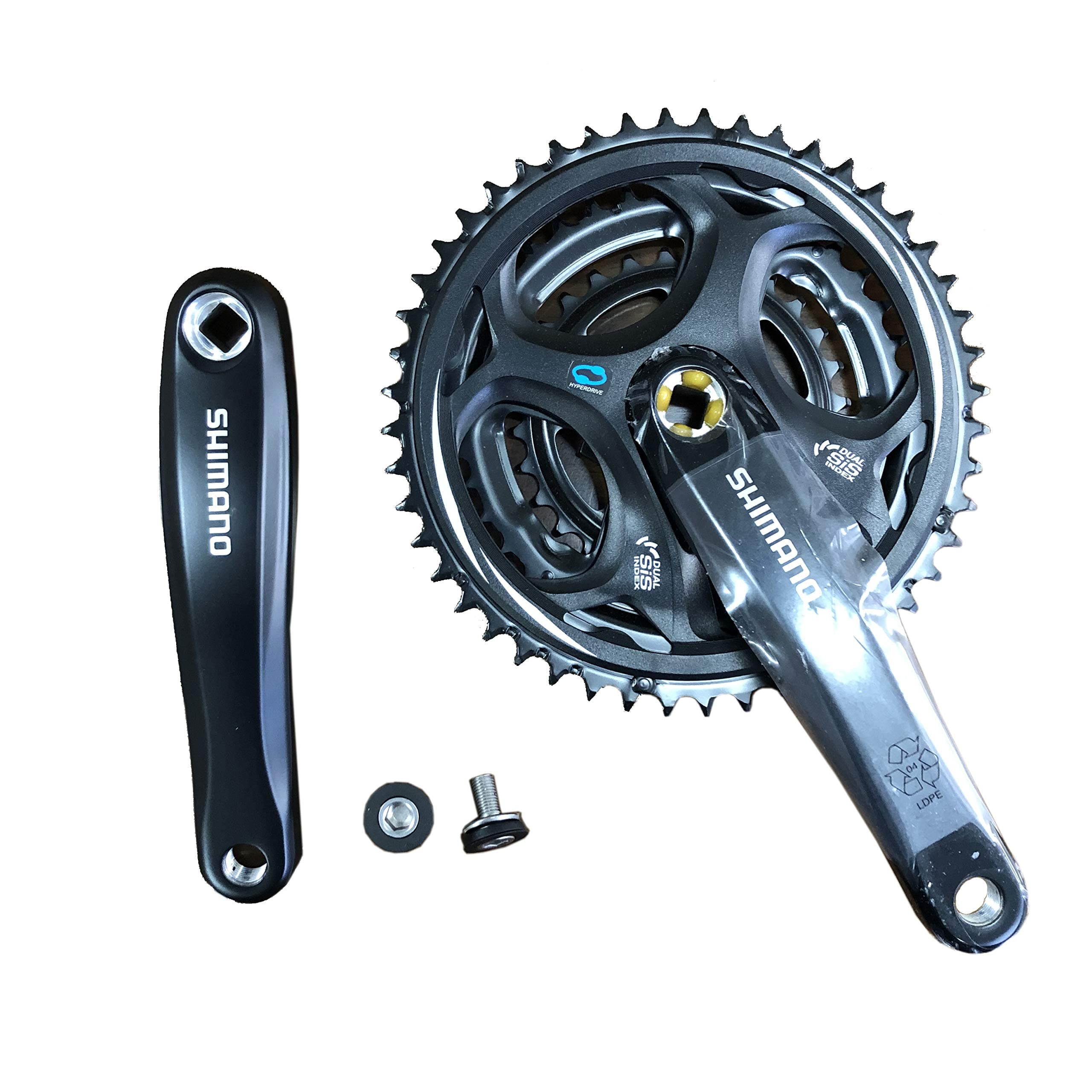 Crank Chainset M311 48/38/28 BK 170mm