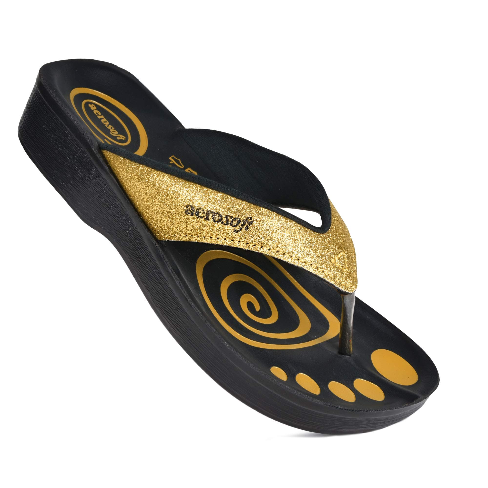 Aerosoft Women's Gliteratti flip Flop