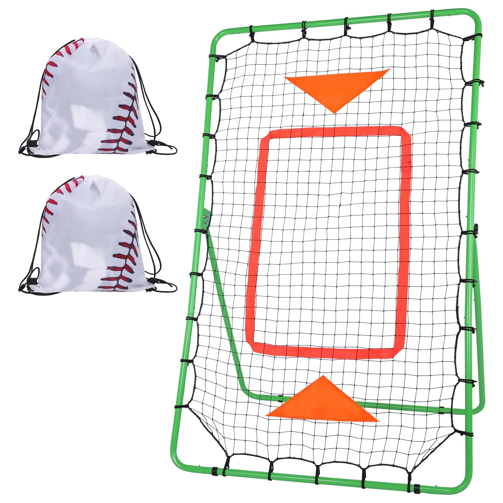 Pitch Back Baseball Rebounder, 6x4 FT,