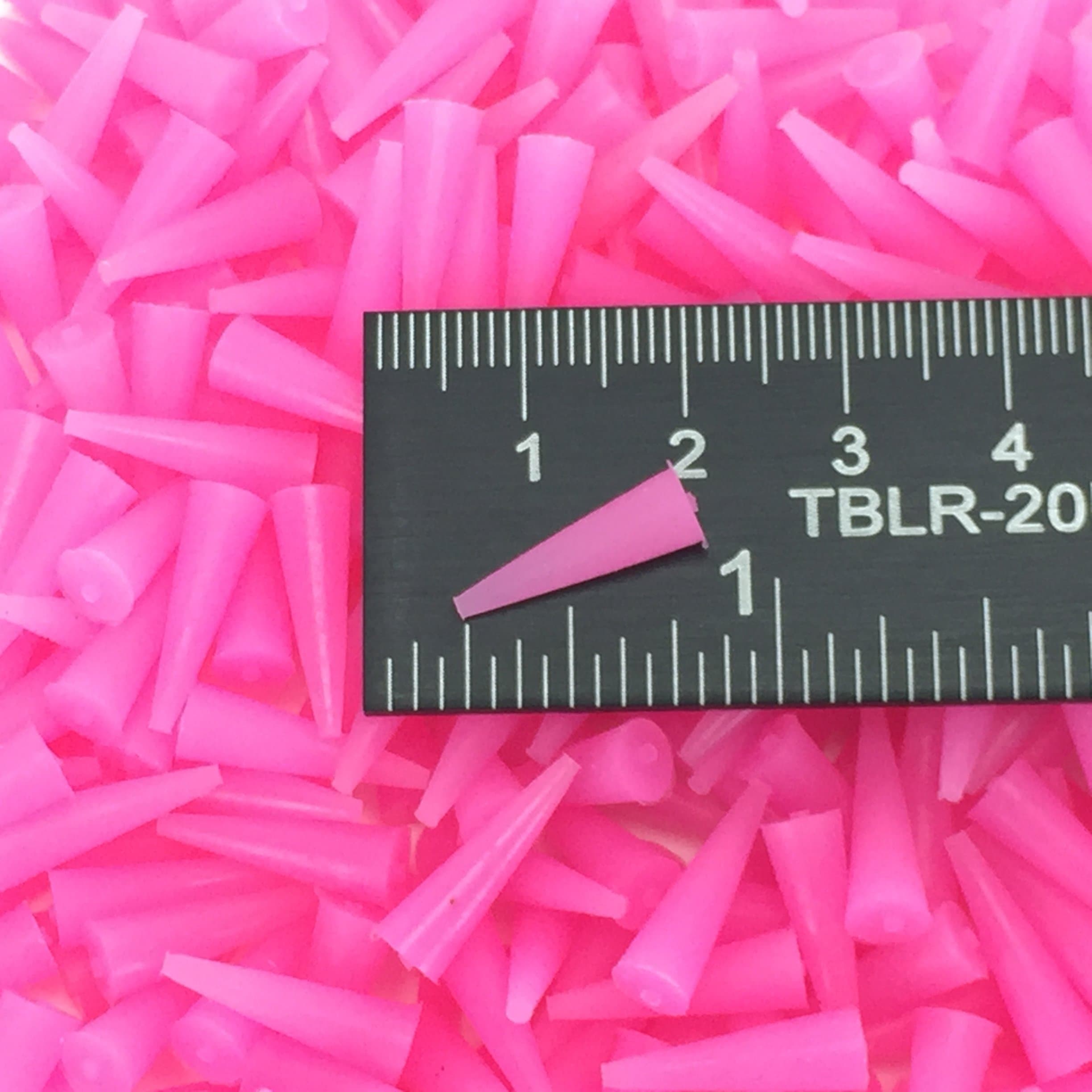 HTMS 1/16" X 3/16" High Temp Silicone Rubber Tapered Plugs for Powder Coating, Painting, Cerakote, Anodizing, Plating, General Masking and Sealing (10)