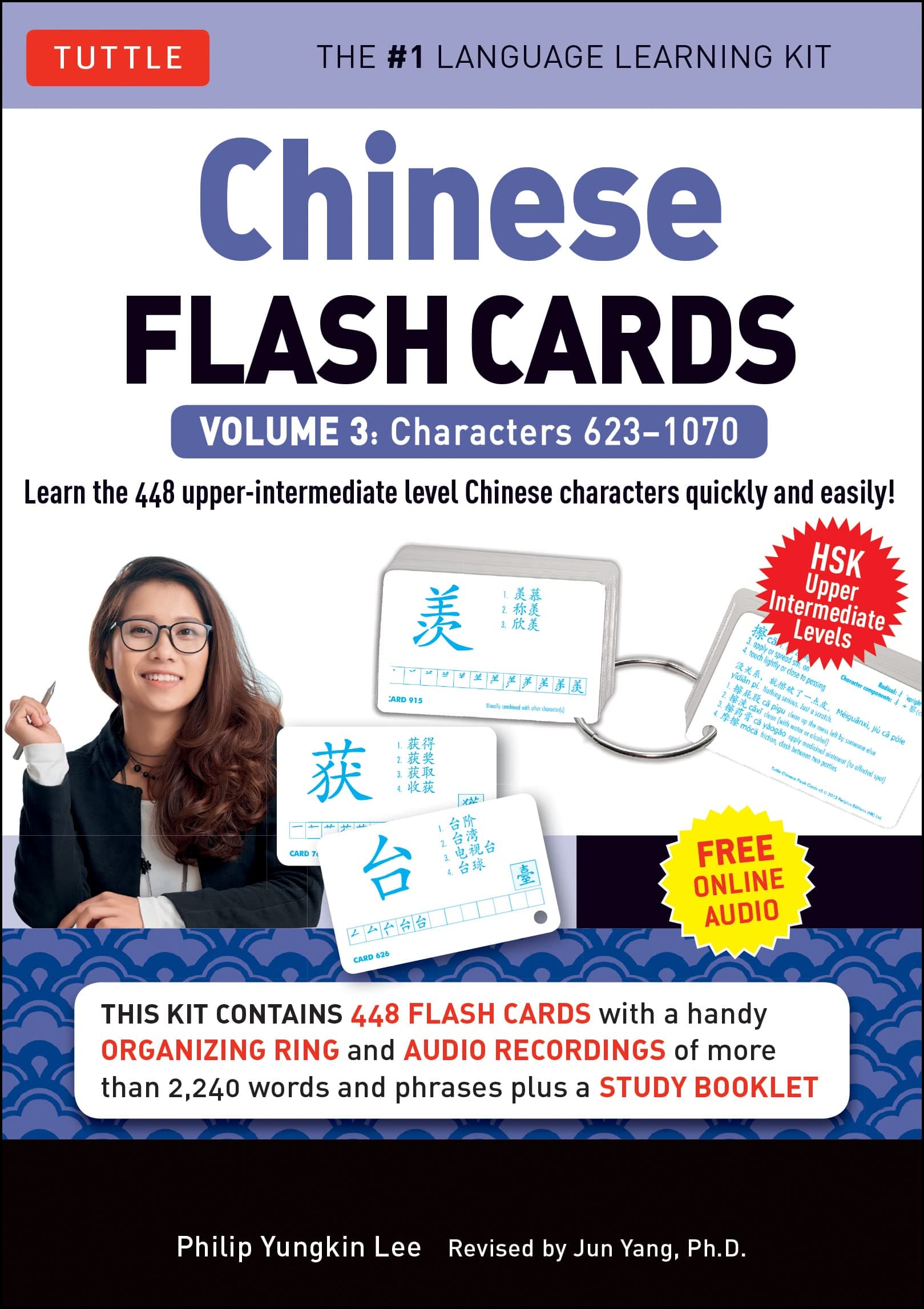 Chinese Flash Cards Kit Volume 3: HSK Upper Intermediate Level (Online Audio Included)