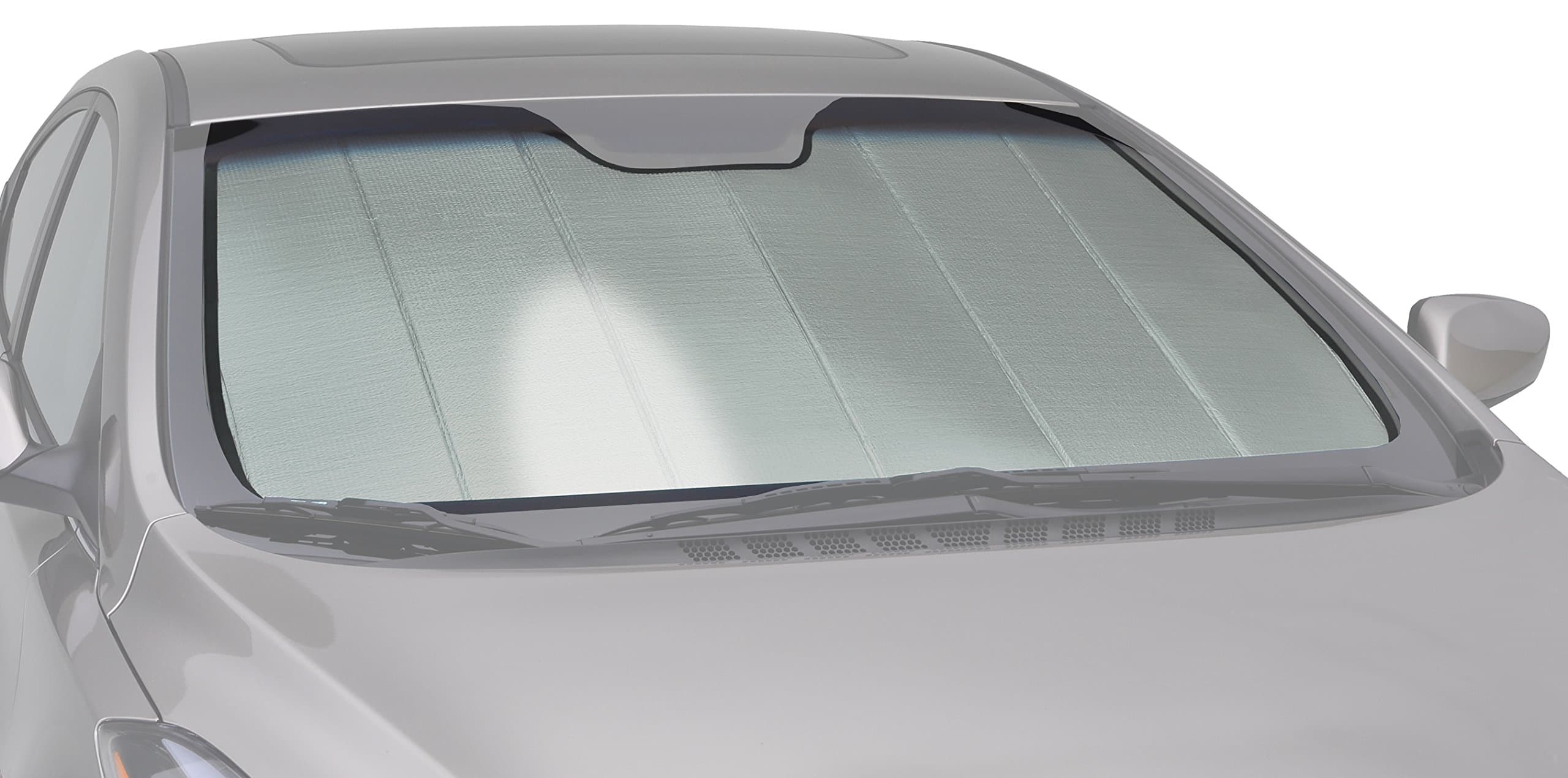 Intro-Tech AutomotiveMD-29-P Custom Fit Premium Folding Windshield Sunshade for Select Mercedes-Benz R171 280/350/55 SLK Models, Silver