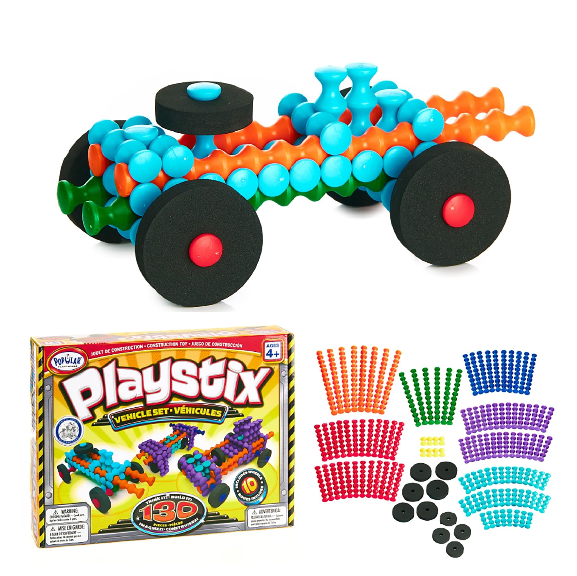 Playstix Vehicles Set (130 pieces)