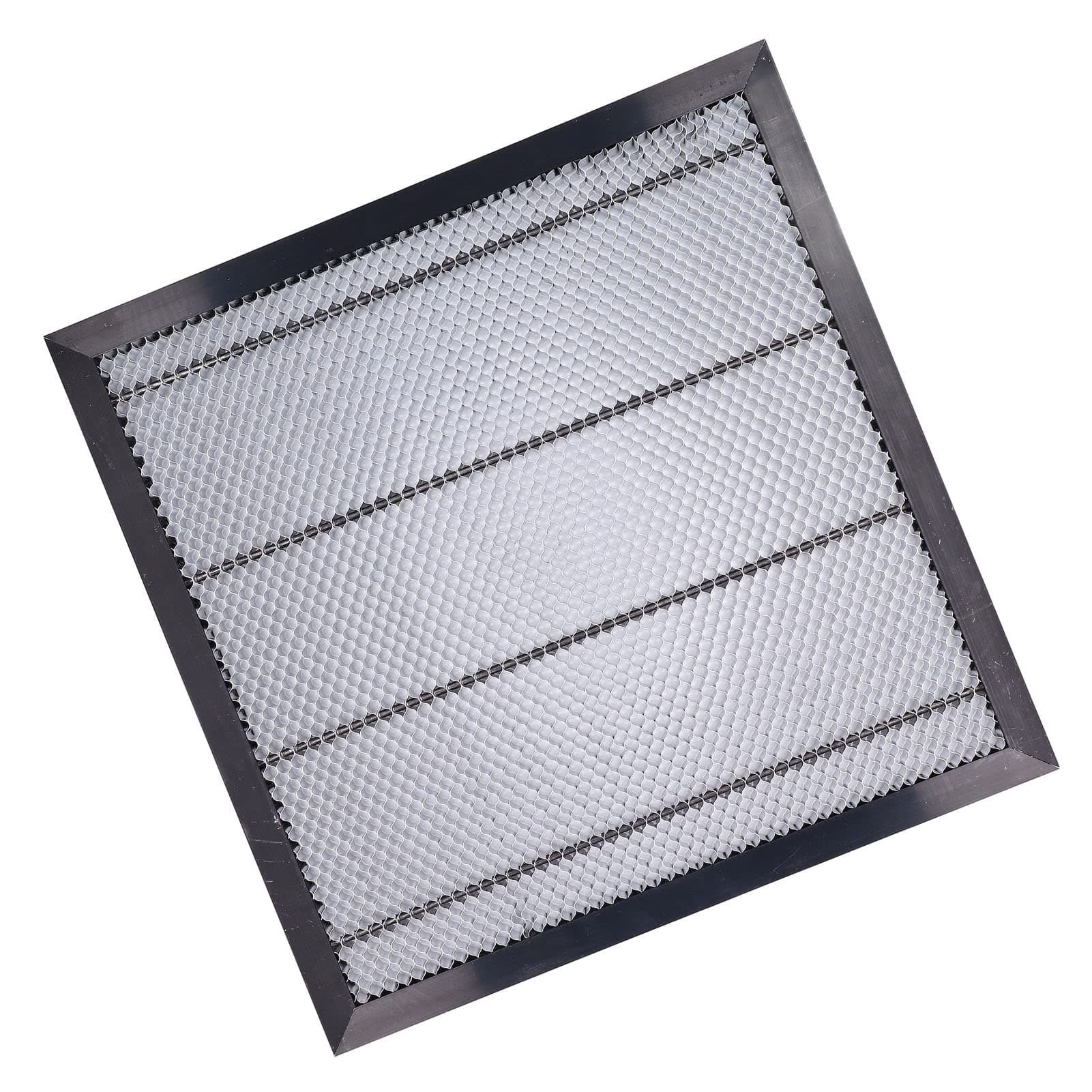 Honeycomb Working Table, Honeycomb Working Panel for Laser Engraver, CO2 Engraver Cutting Machine, Smooth Edge Cutting and Desktop Protecting(400x400x22mm)