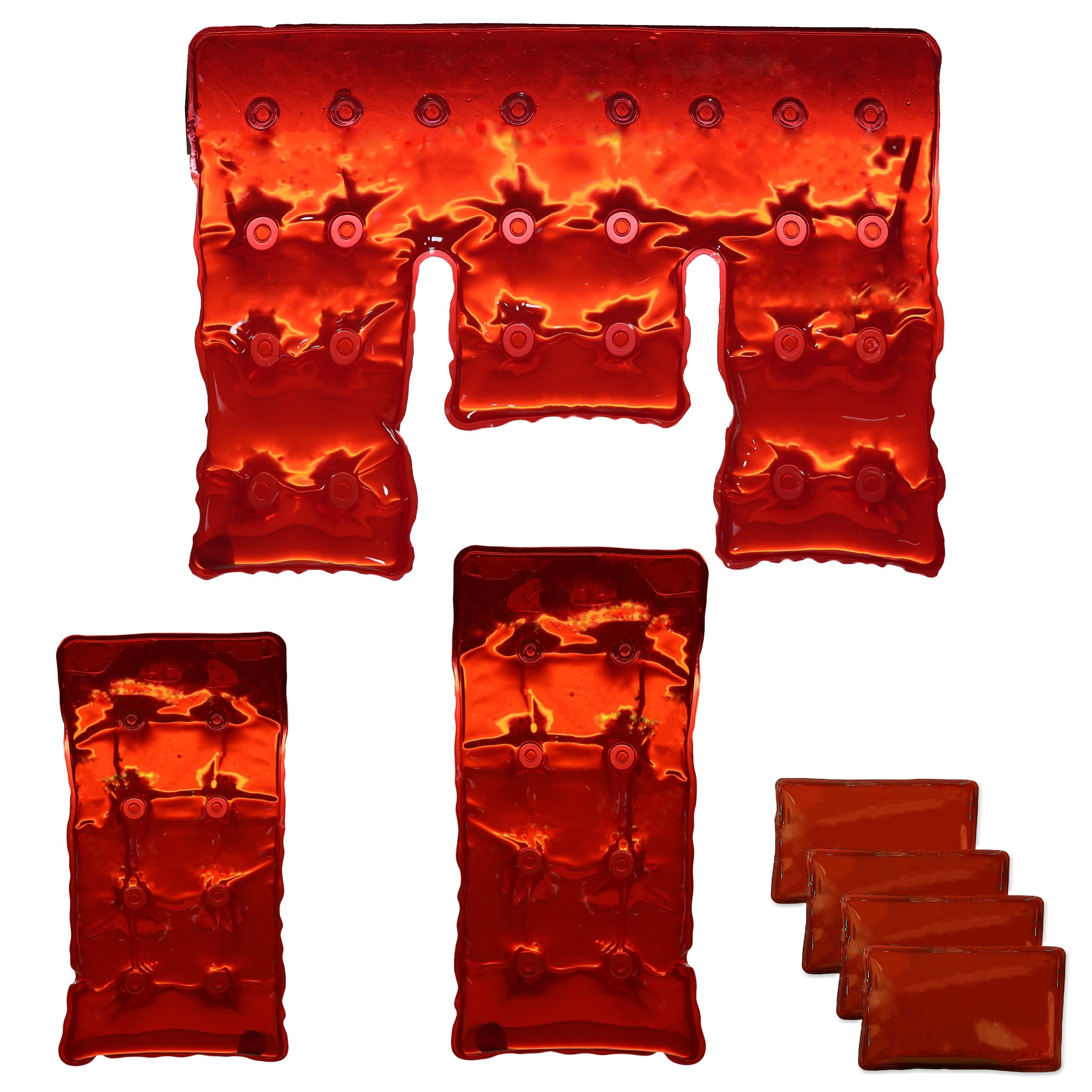 Iconikal Reusable Click Activation Hot/Cold Pack, Ultimate 7-Piece Set