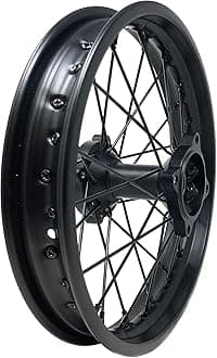 MYK Wheel Rim Rear 1.85x14" fits tire 90/100-14, Compatible with Tao Tao DB17 and many other models Dirt Bike Off Road Motorcycles 125cc
