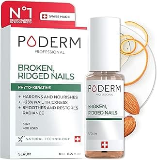 FRAGILE, SPLITTING, RIDGED NAILS - 2-in-1 treatment with plants with restorative, strengthening and nourishing properties - Professional solution for hands/feet - Quick & easy - Swiss Made