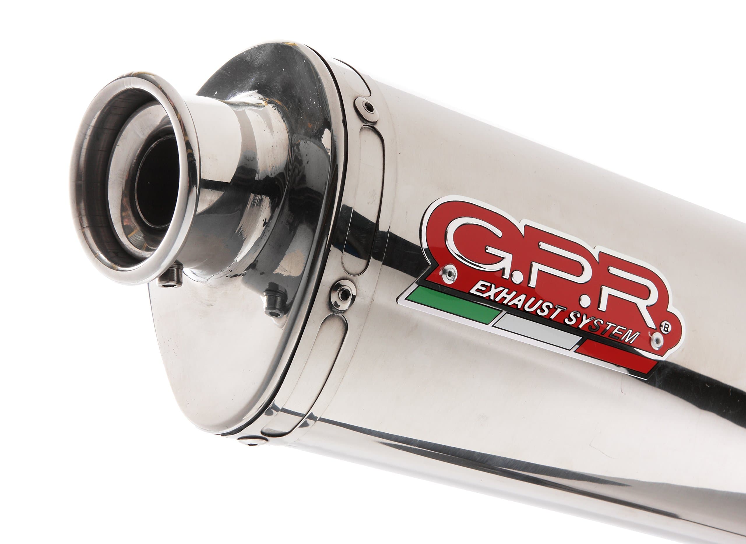 Gpr Exhaust System Slip-On With Link Pipe Included And Removable Db Eaters for Kawasaki Klx 650 R