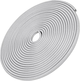 MYFAMIREA 33Ft(10M) Long Car Door Edge Guards, U Shape Edge Trim Rubber Seal Protector Car Door Protection Anti-Collision Rubber Clips Easy to Cut No Need Adhesive Fit for Most Vehicles| Grey