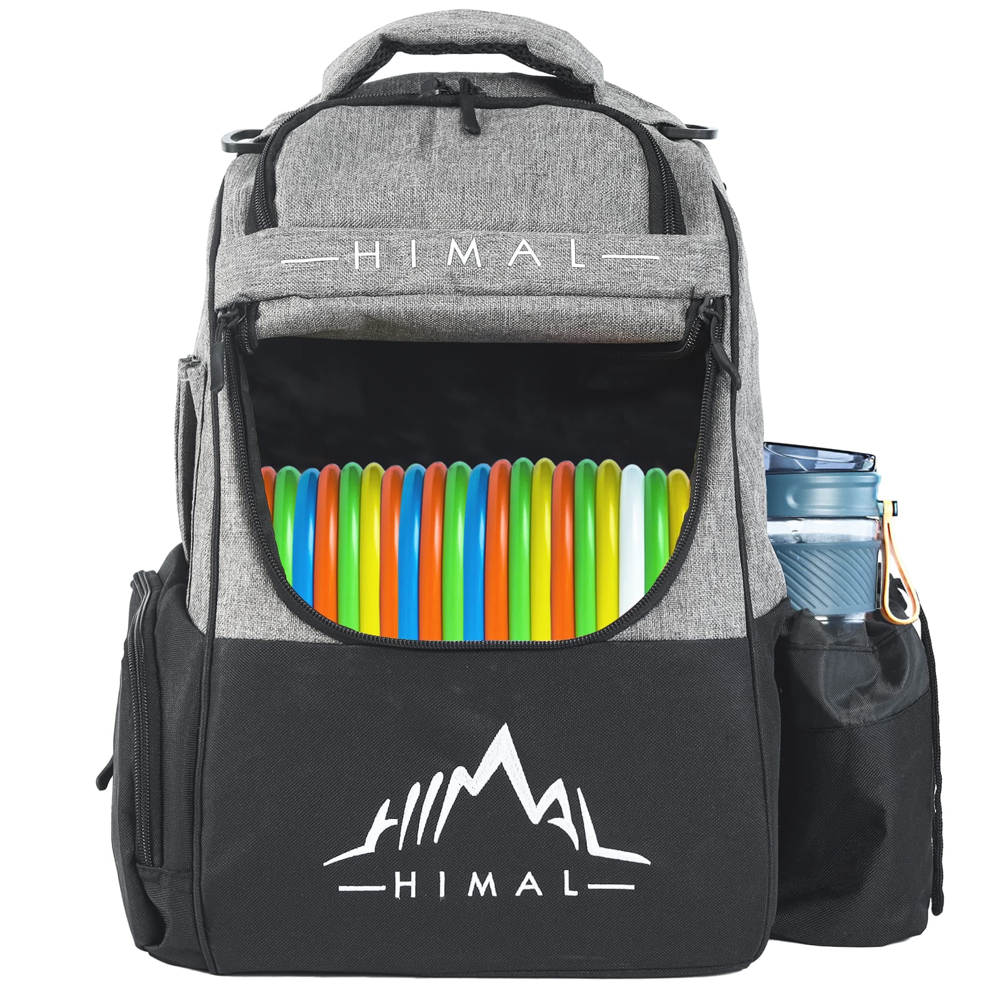 HIMAL HIMAL Disc Golf Bag Holds 22+ Discs, Durable Disc Golf Backpack with Large Capacity, and Multiple Storage Pockets