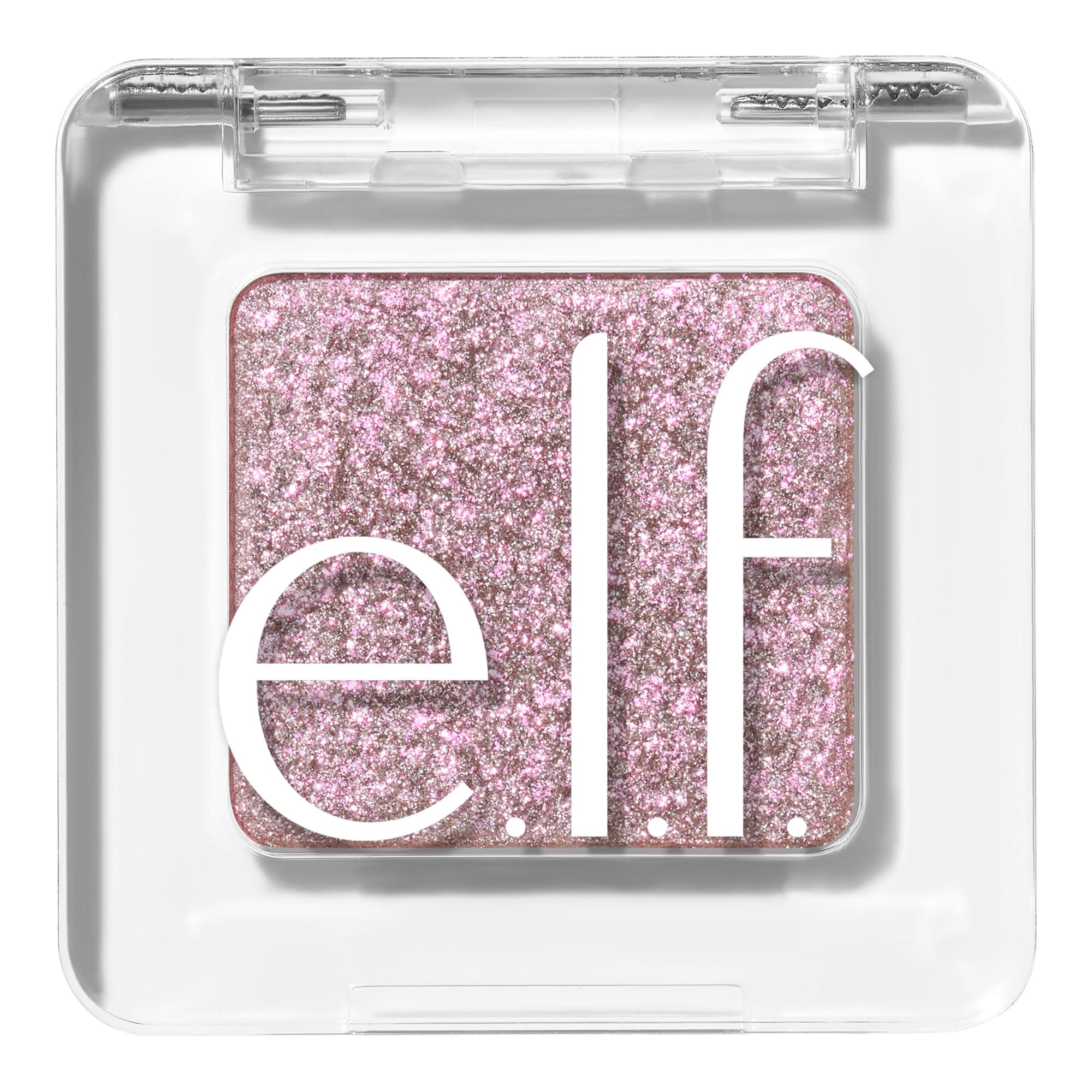e.l.f. Fine As Fleck Glitter Eyeshadow, Long-Lasting Sheer Eye Makeup With A Shimmer Finish, Soft, Smooth Formula, Vegan & Cruelty-Free, Pop Off Pink