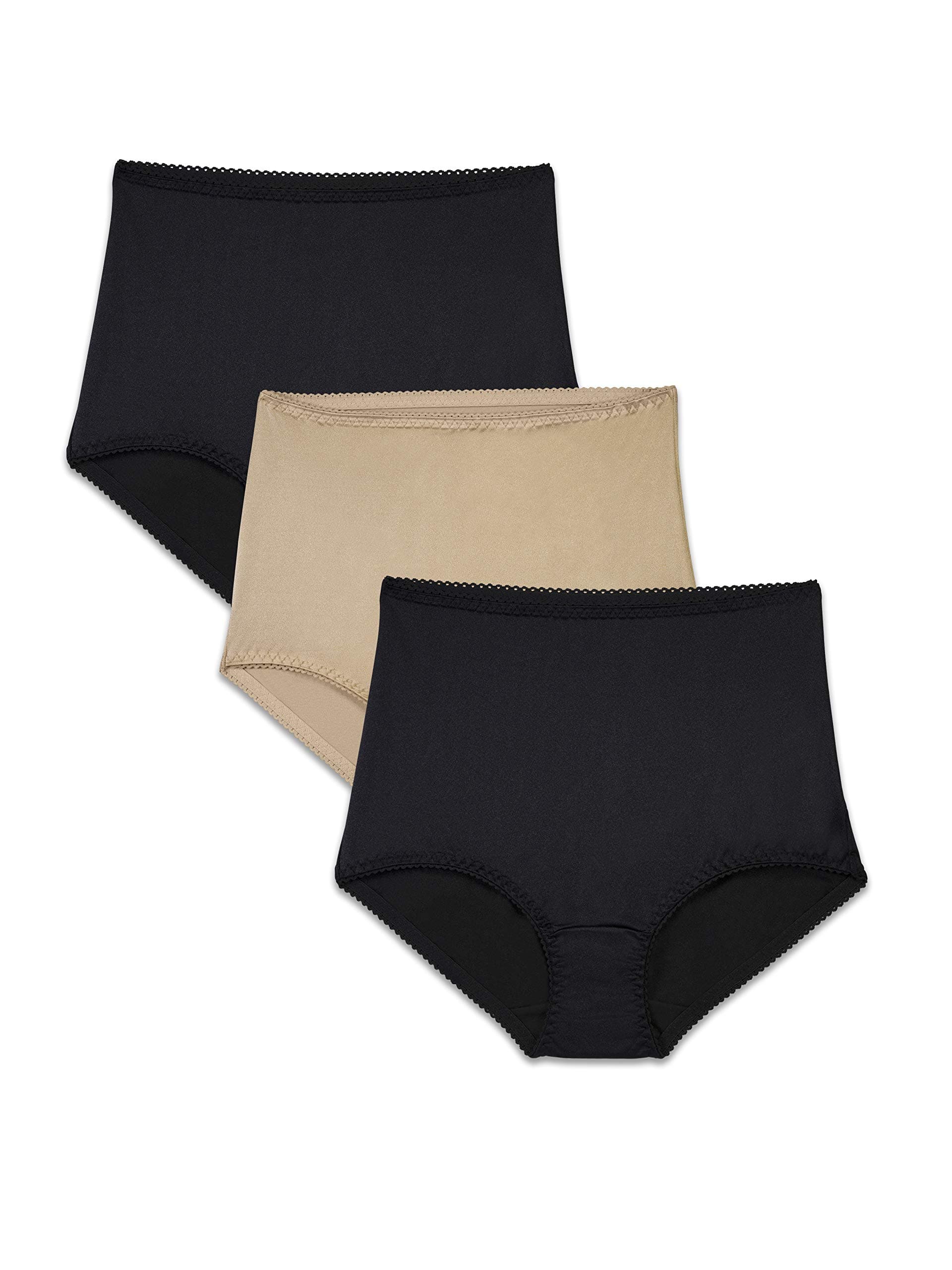 Women's 3-Pack Undershapers Light Control Brief Panty 40301