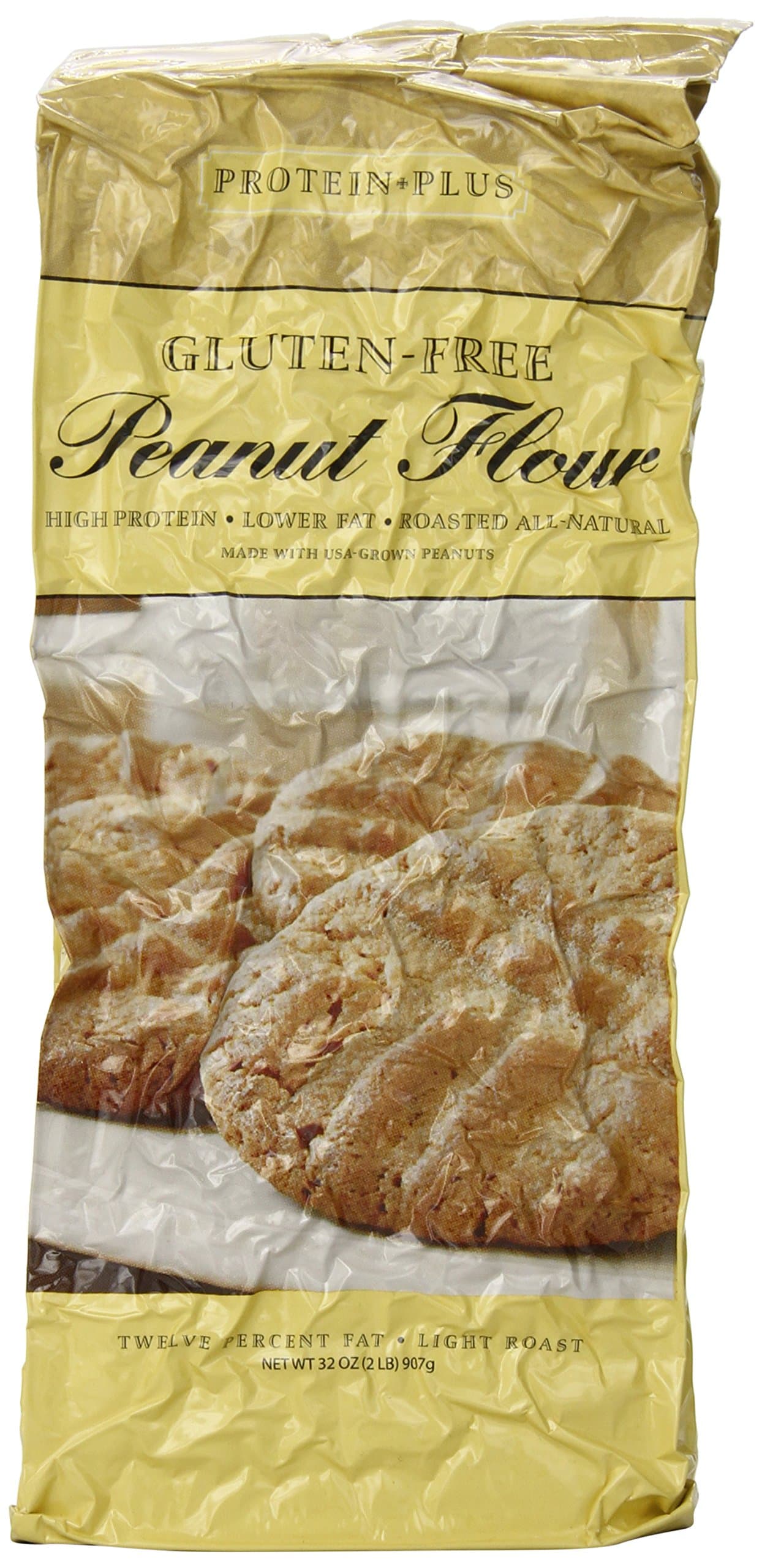 Protein Plus - Roasted All Natural Peanut Flour - 32 oz