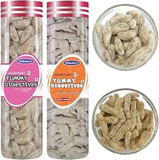 DILBAHAR'S Khatta Mitha Chhuhara-210-Aplam Chaplam-165 Gm|Khatta Mitha Chhuara|Aam Pachak Goli|Digestive Goli Pachak|Mukhwas Mouth Freshener|Churan Digestive|After-Meal Treat,Candy,Sweet Mango