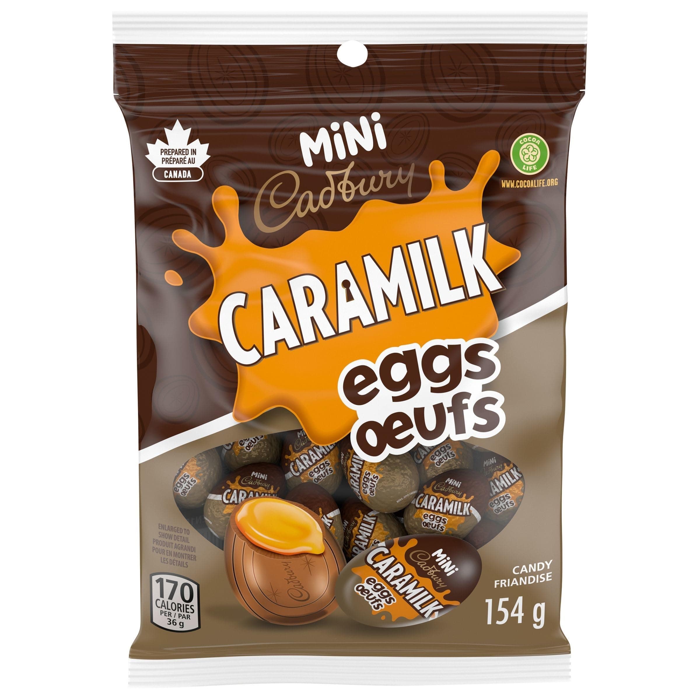 Cadbury Mini Caramilk Chocolate Eggs 154 Gram