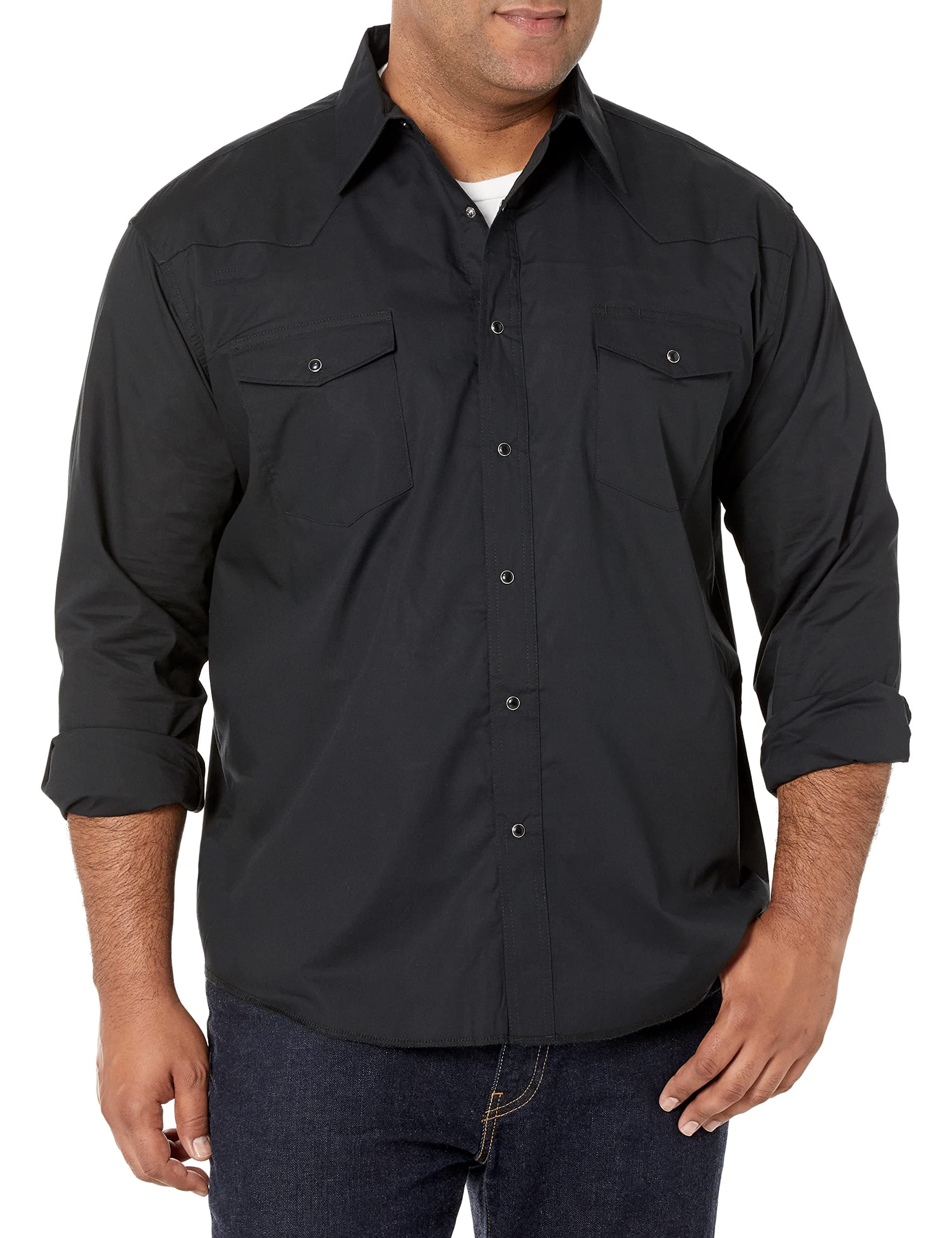 Western Black Sport Shirt