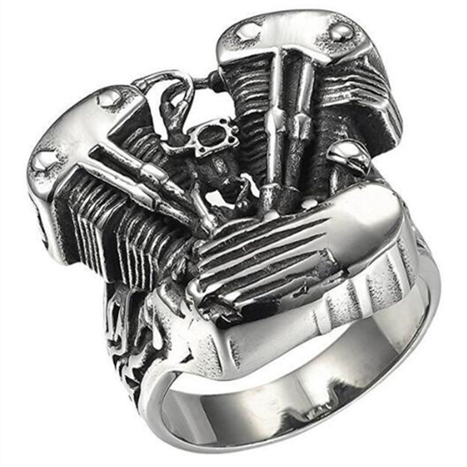 JD's Harley Davidson Engine Model Ring for Men & Women (Click on JD India Gems and Rings to Buy Our Products) Pls Share This Page in Facebook, Twitter, etc
