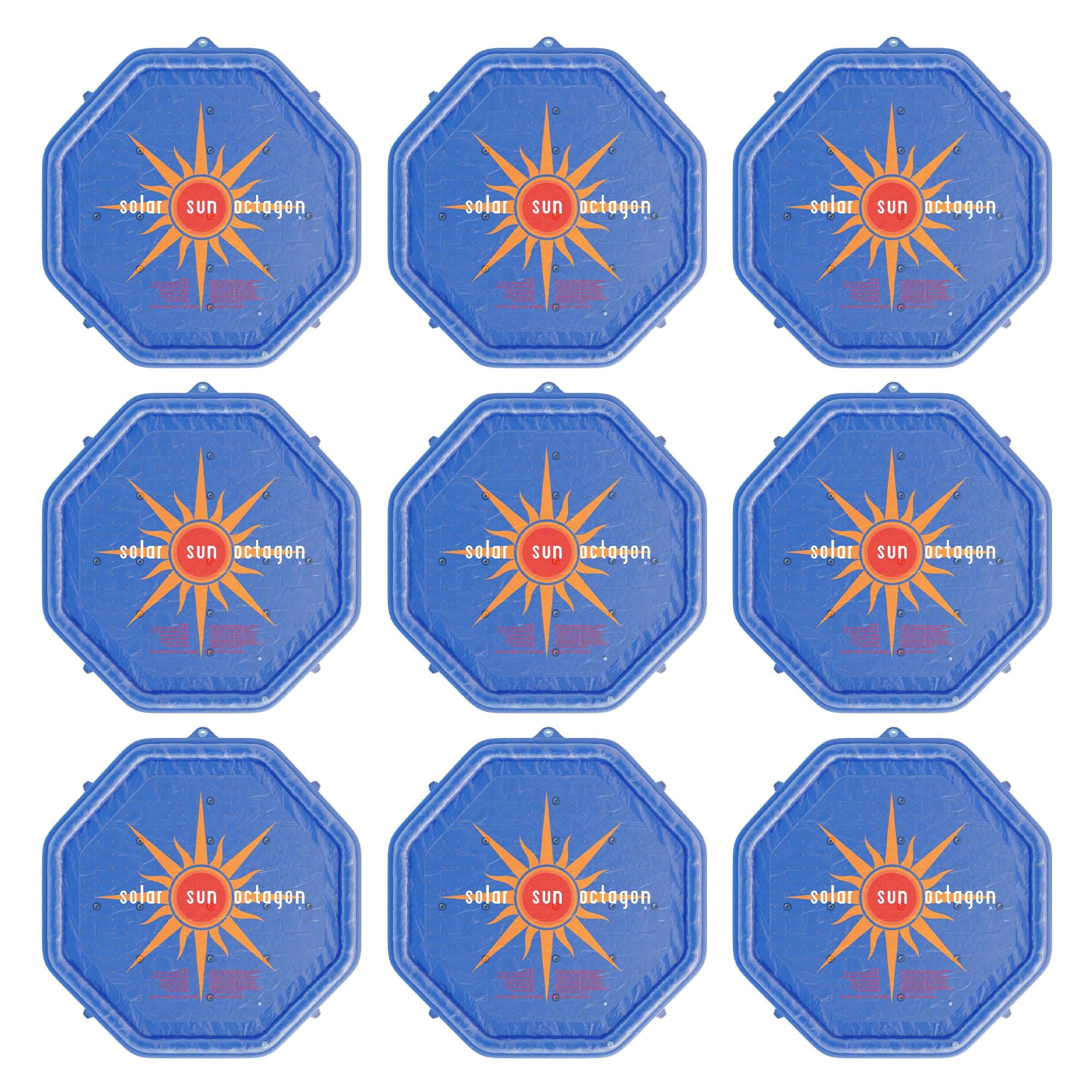 Solar Sun Rings Octagon Sunburst (9 Pack)