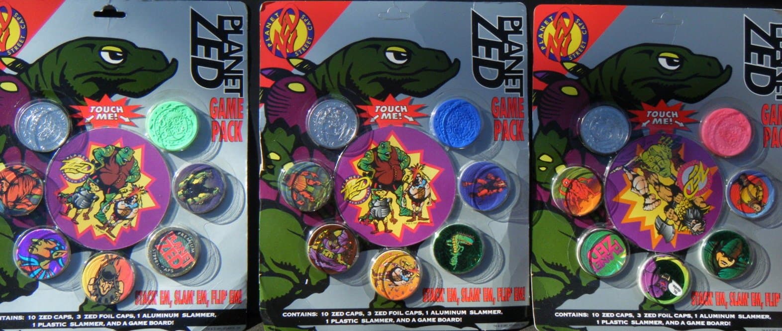 Planet Zed Gamepack Streeet Caps, Slammer , and Board